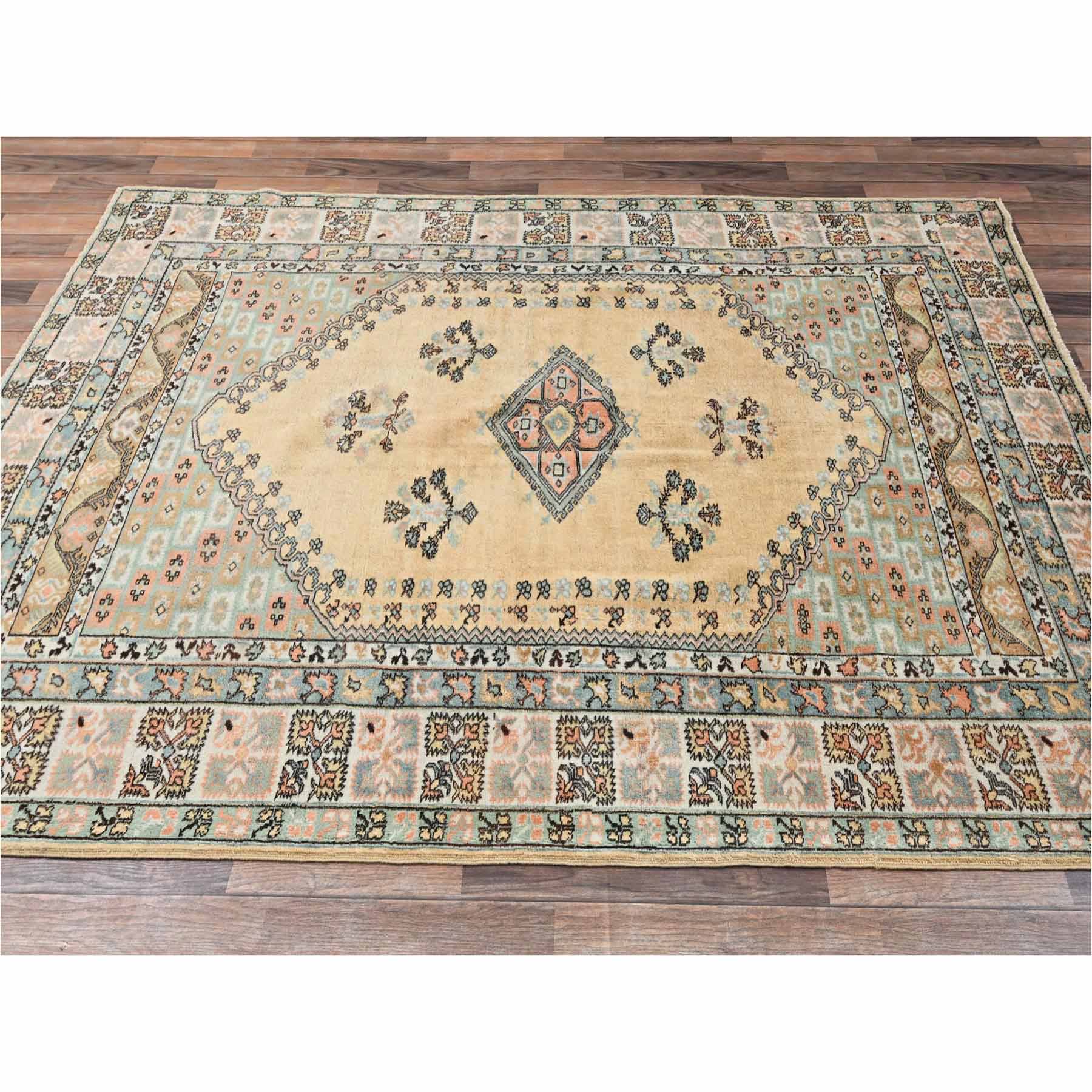 Tribal-Geometric-Hand-Knotted-Rug-13785