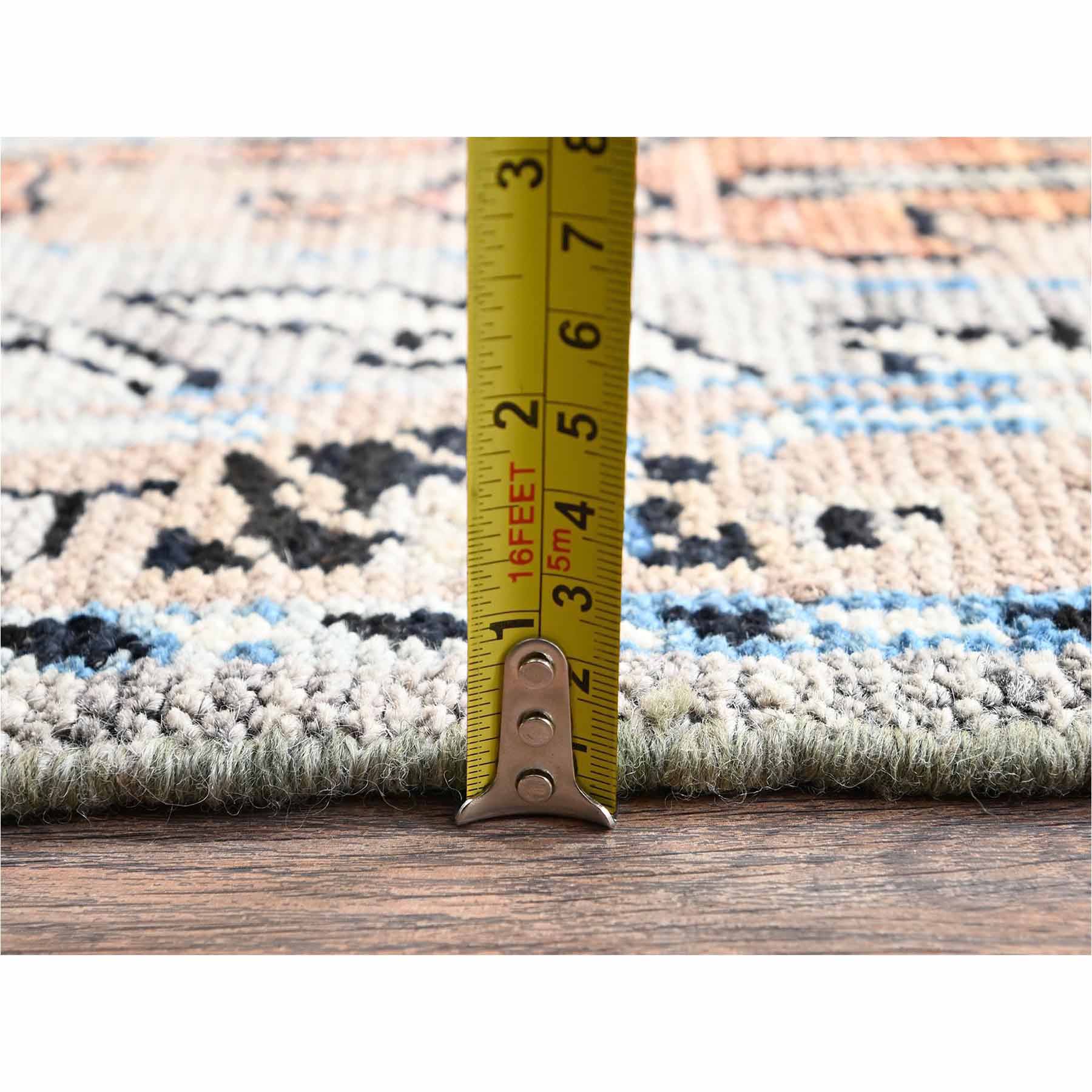 Tribal-Geometric-Hand-Knotted-Rug-13840