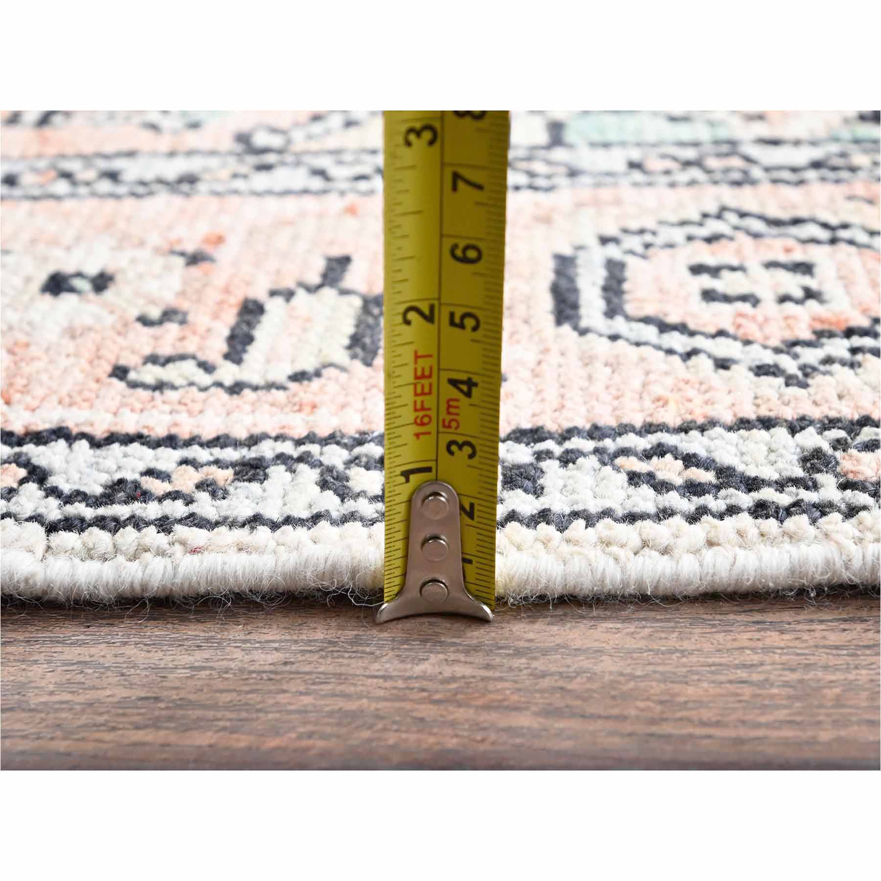 Tribal-Geometric-Hand-Knotted-Rug-13990