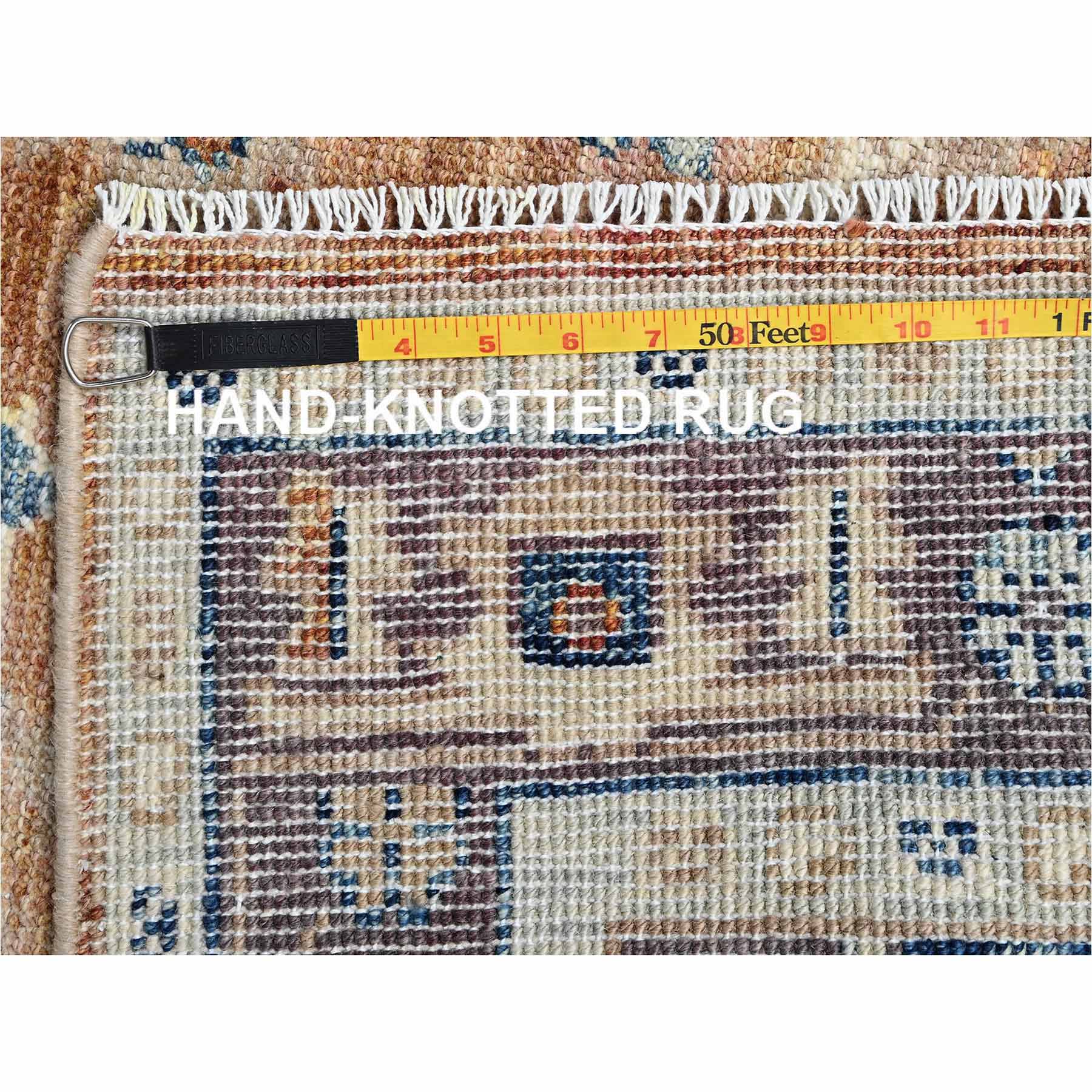 Tribal-Geometric-Hand-Knotted-Rug-13995