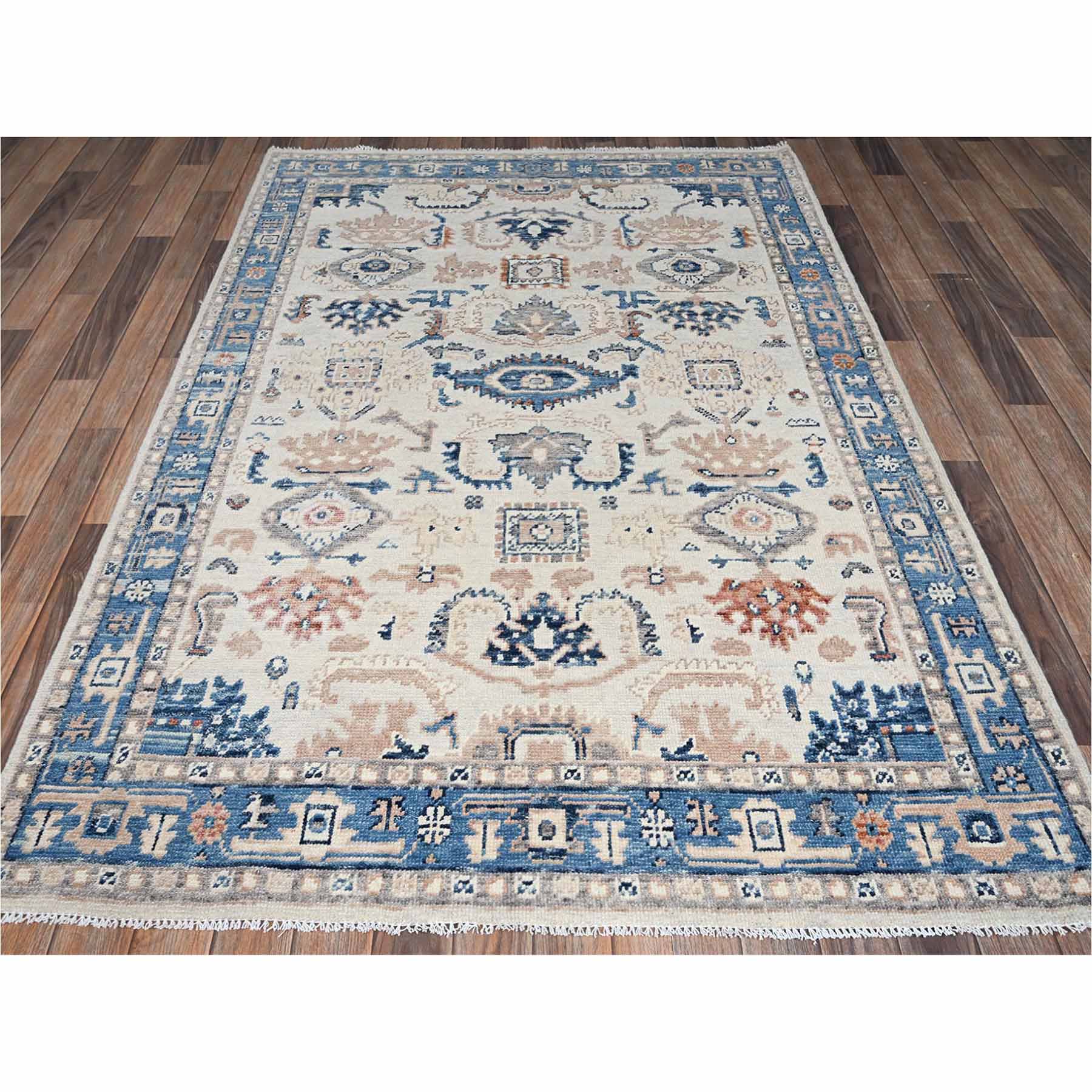Tribal-Geometric-Hand-Knotted-Rug-14005