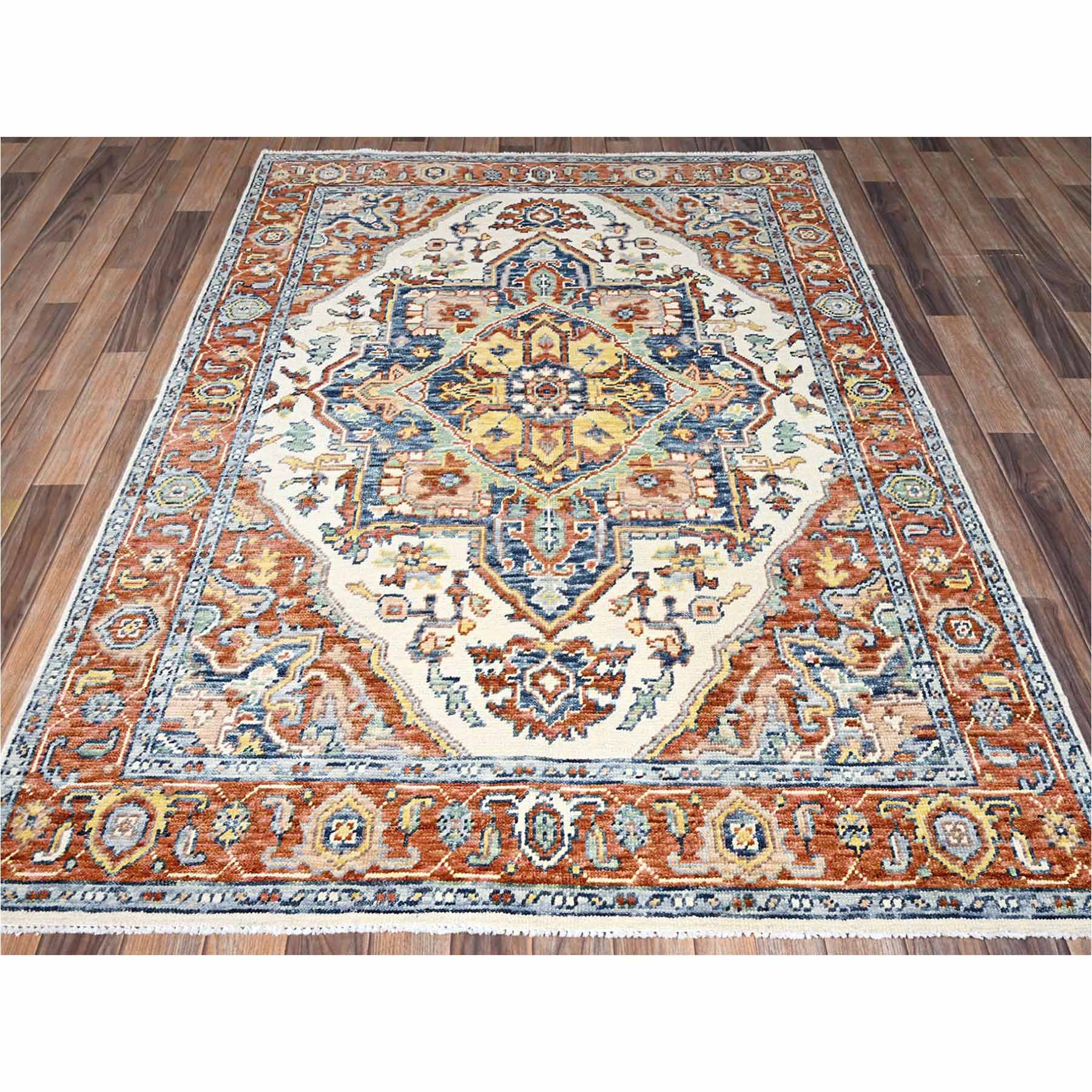Tribal-Geometric-Hand-Knotted-Rug-14015