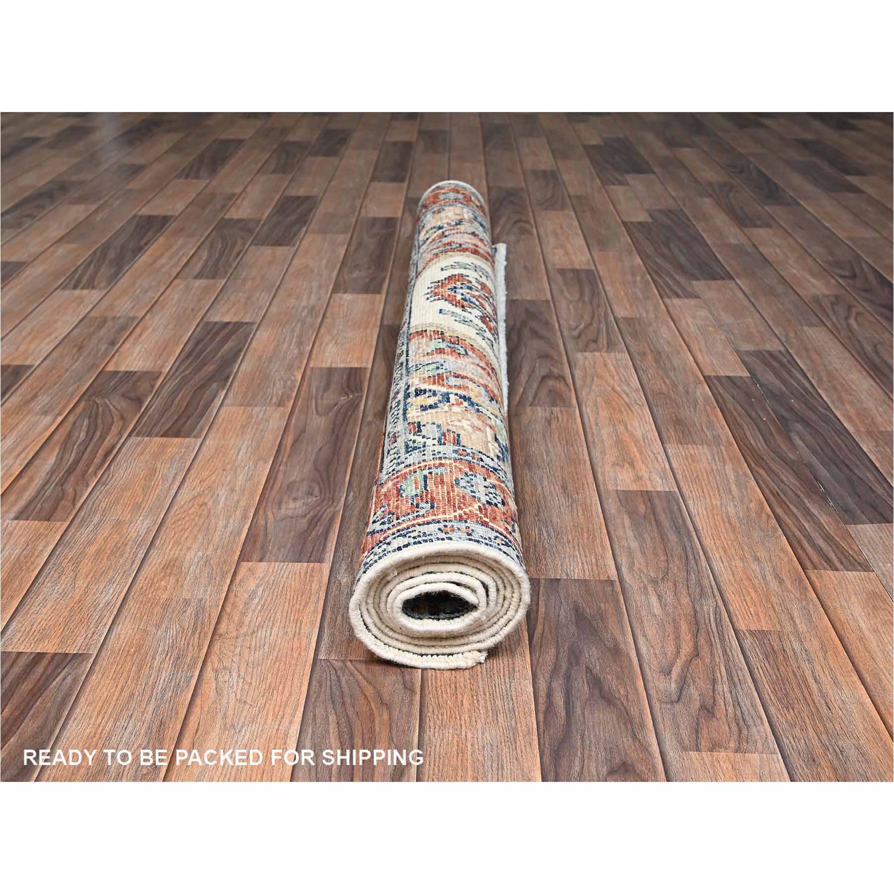 Tribal-Geometric-Hand-Knotted-Rug-14015