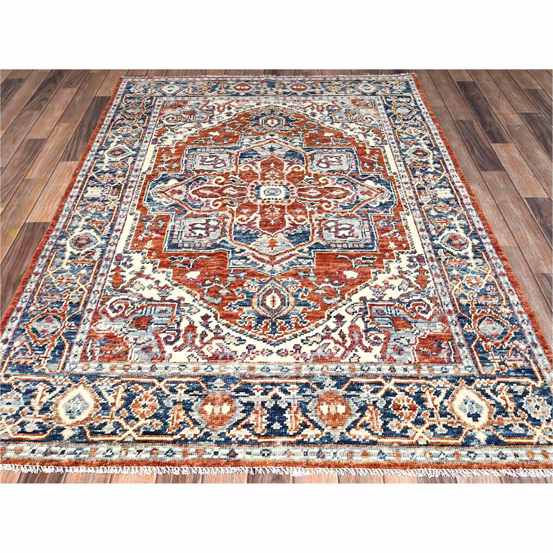 Tribal-Geometric-Hand-Knotted-Rug-14020