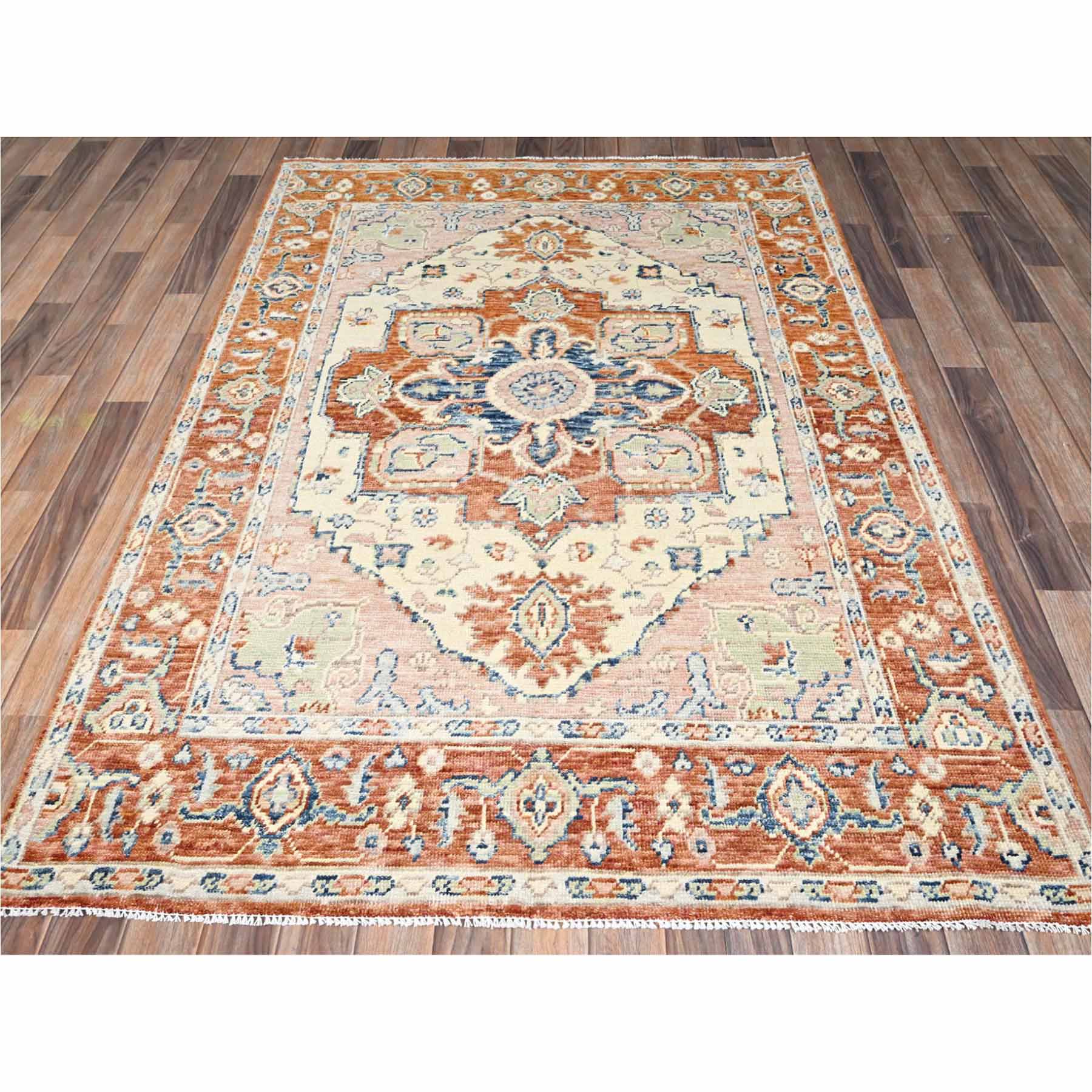 Tribal-Geometric-Hand-Knotted-Rug-14025