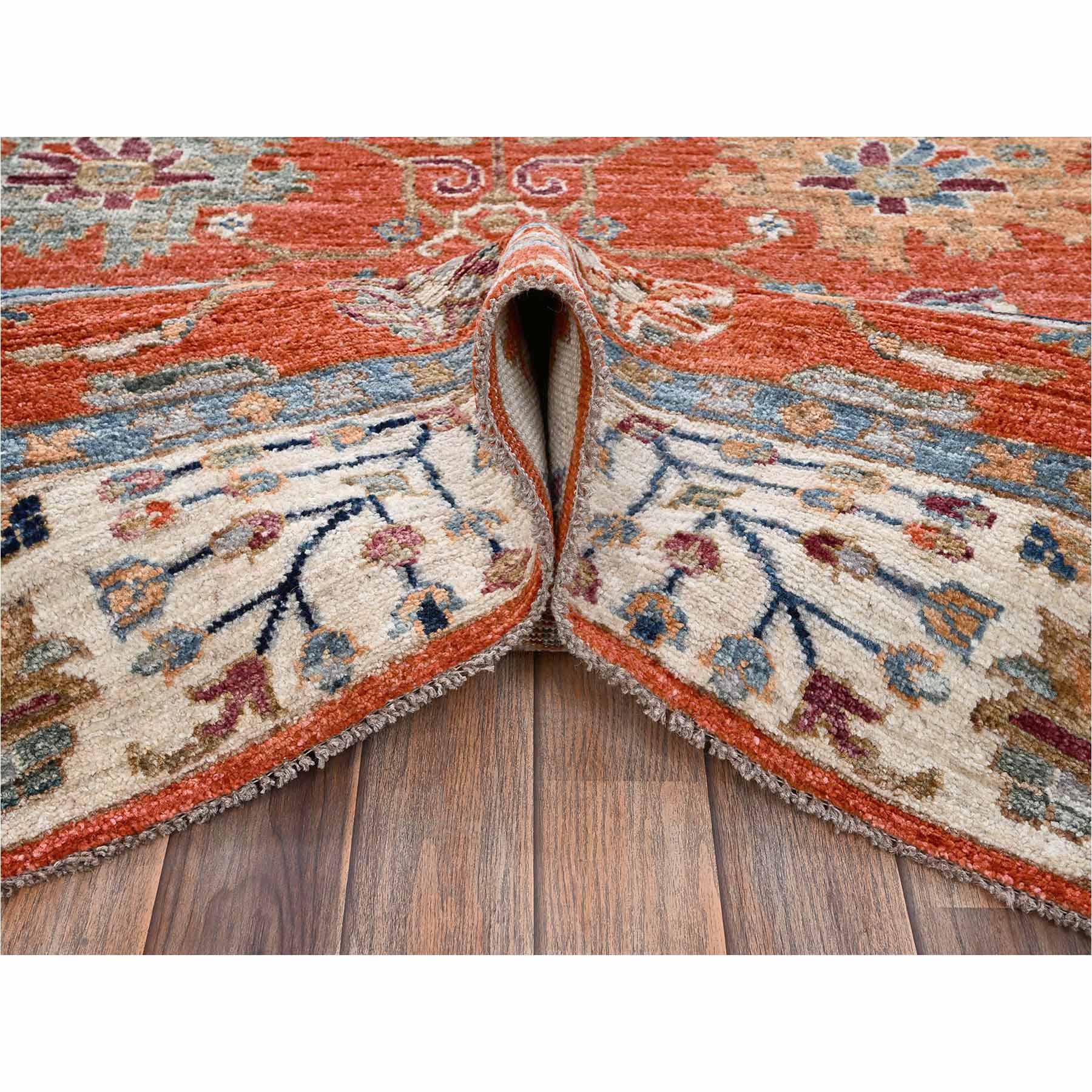 Tribal-Geometric-Hand-Knotted-Rug-14060