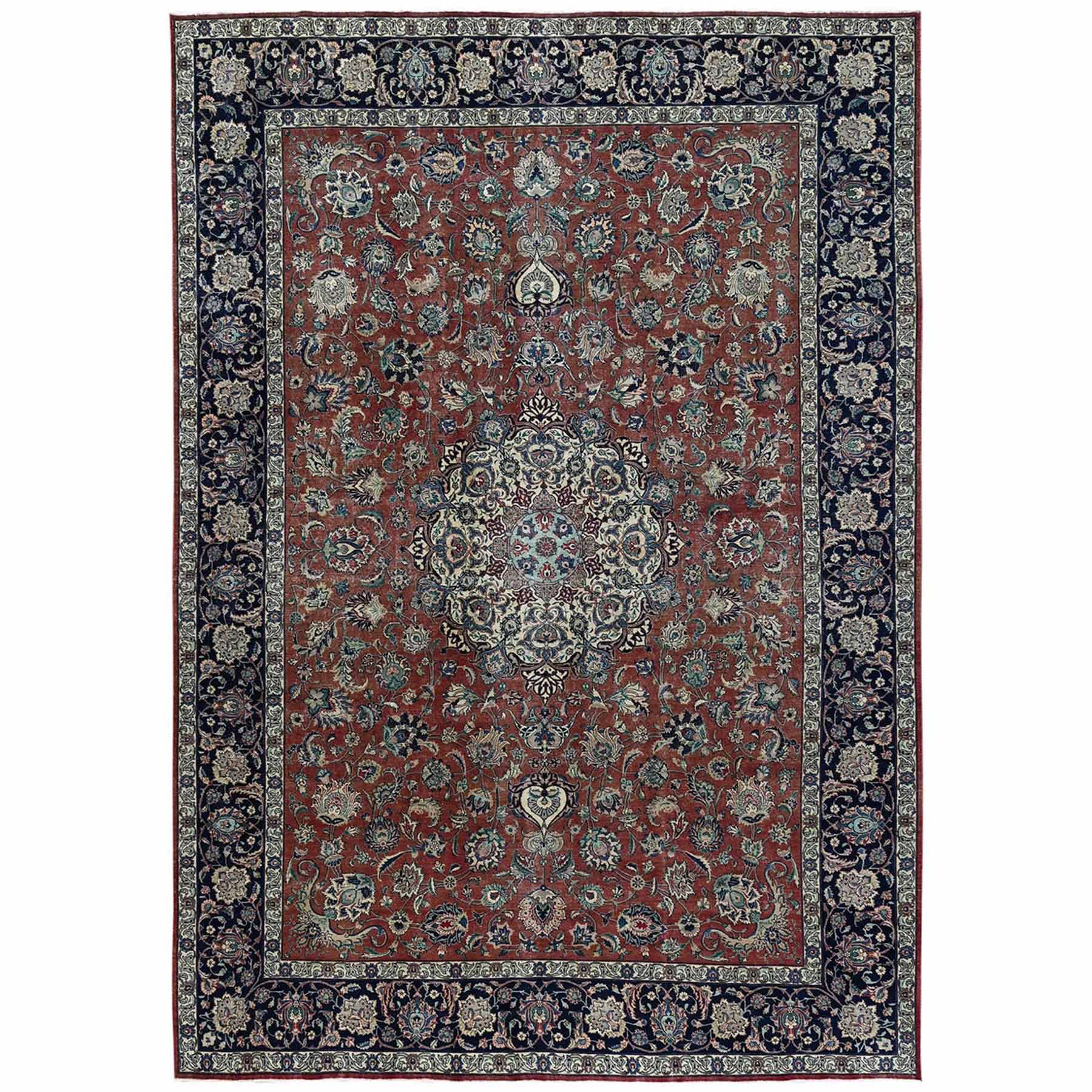 Vintage-Hand-Knotted-Rug-12735