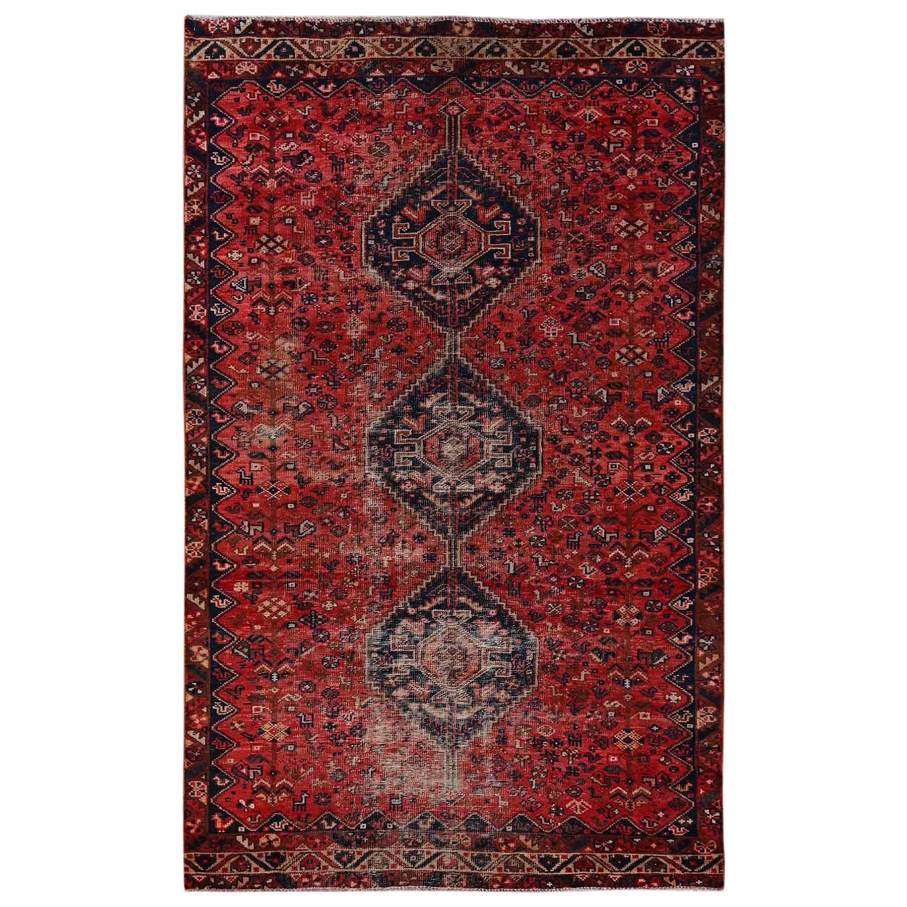 Vintage-Hand-Knotted-Rug-13130