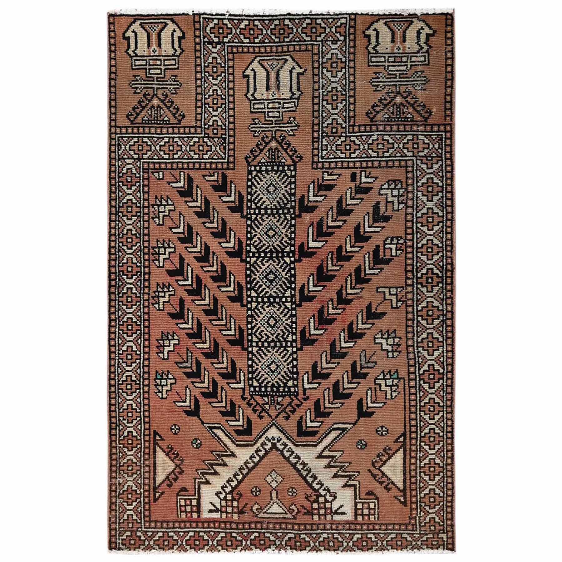 Vintage-Hand-Knotted-Rug-13135