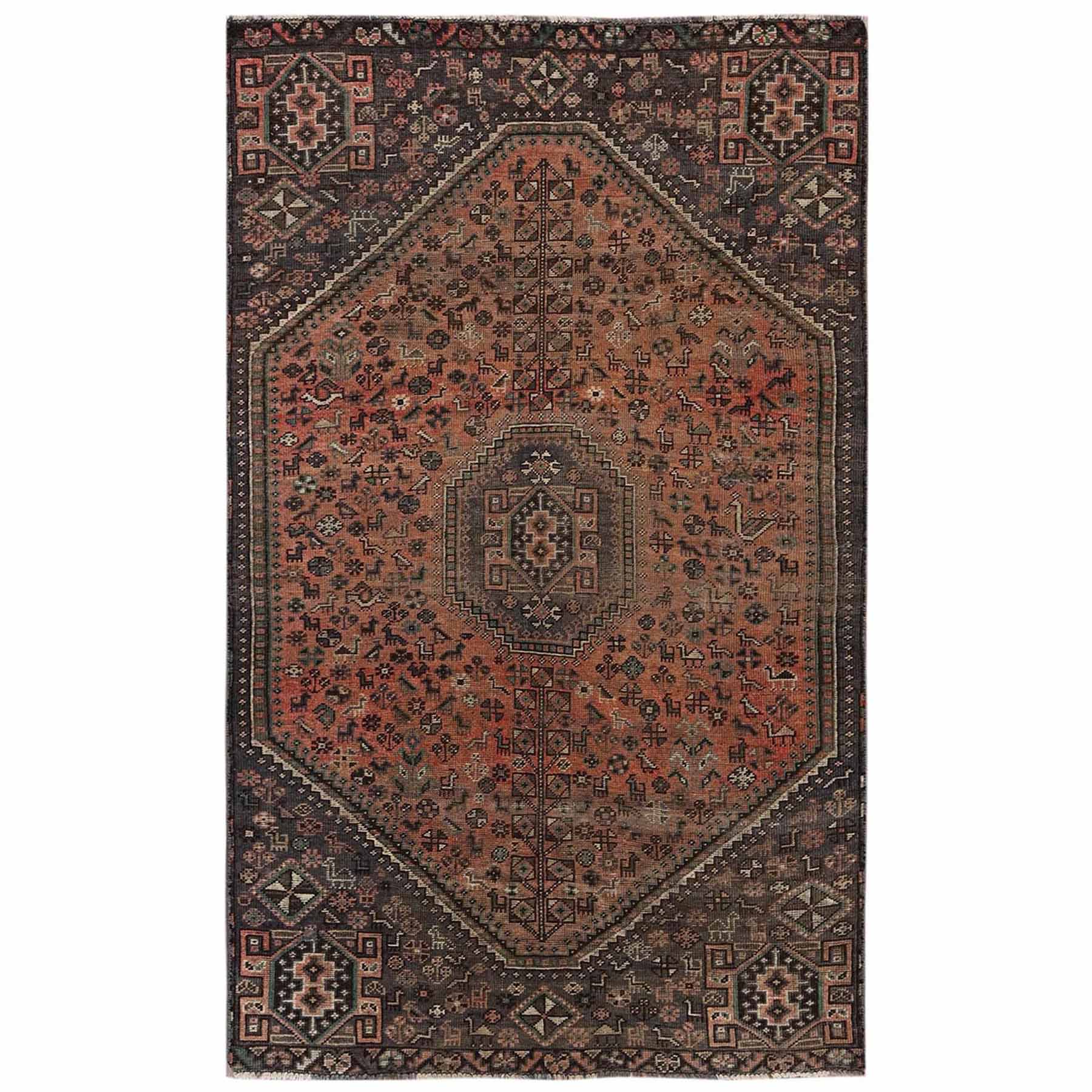 Vintage-Hand-Knotted-Rug-13145