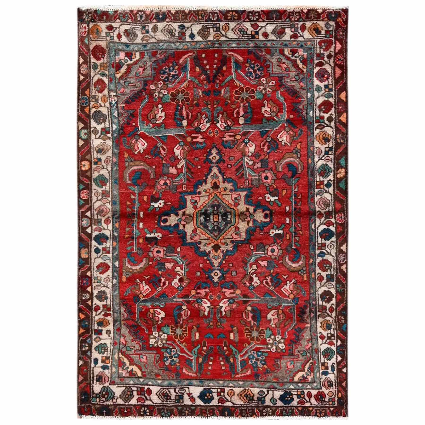 Vintage-Hand-Knotted-Rug-13170