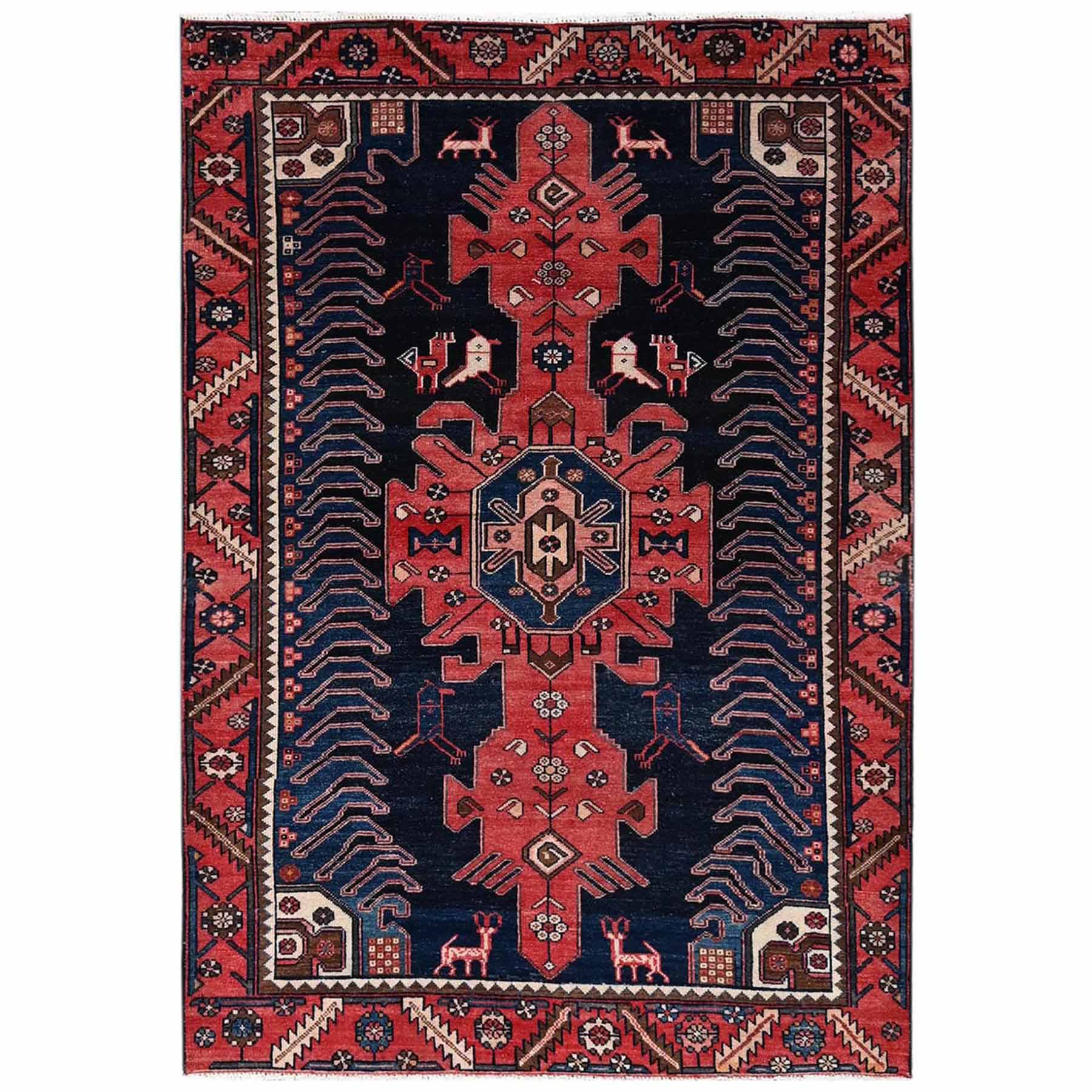 Vintage-Hand-Knotted-Rug-13185