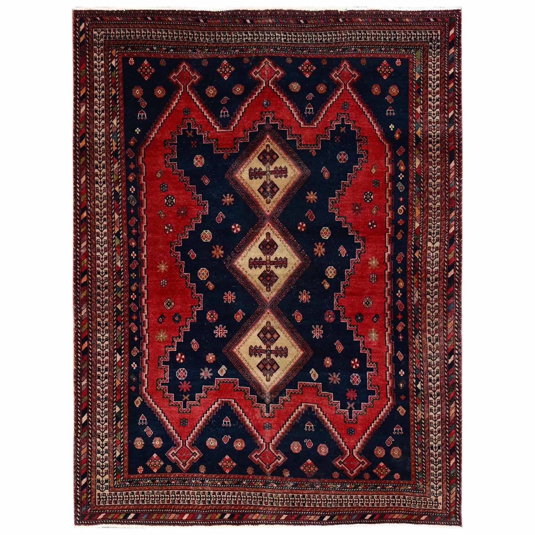 Vintage-Hand-Knotted-Rug-13205
