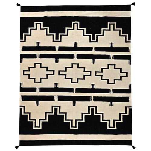 Khaki Brown, American Indian Southwest Geometric Design, Flat Weave, Hand Woven, 100% Wool, Oriental 