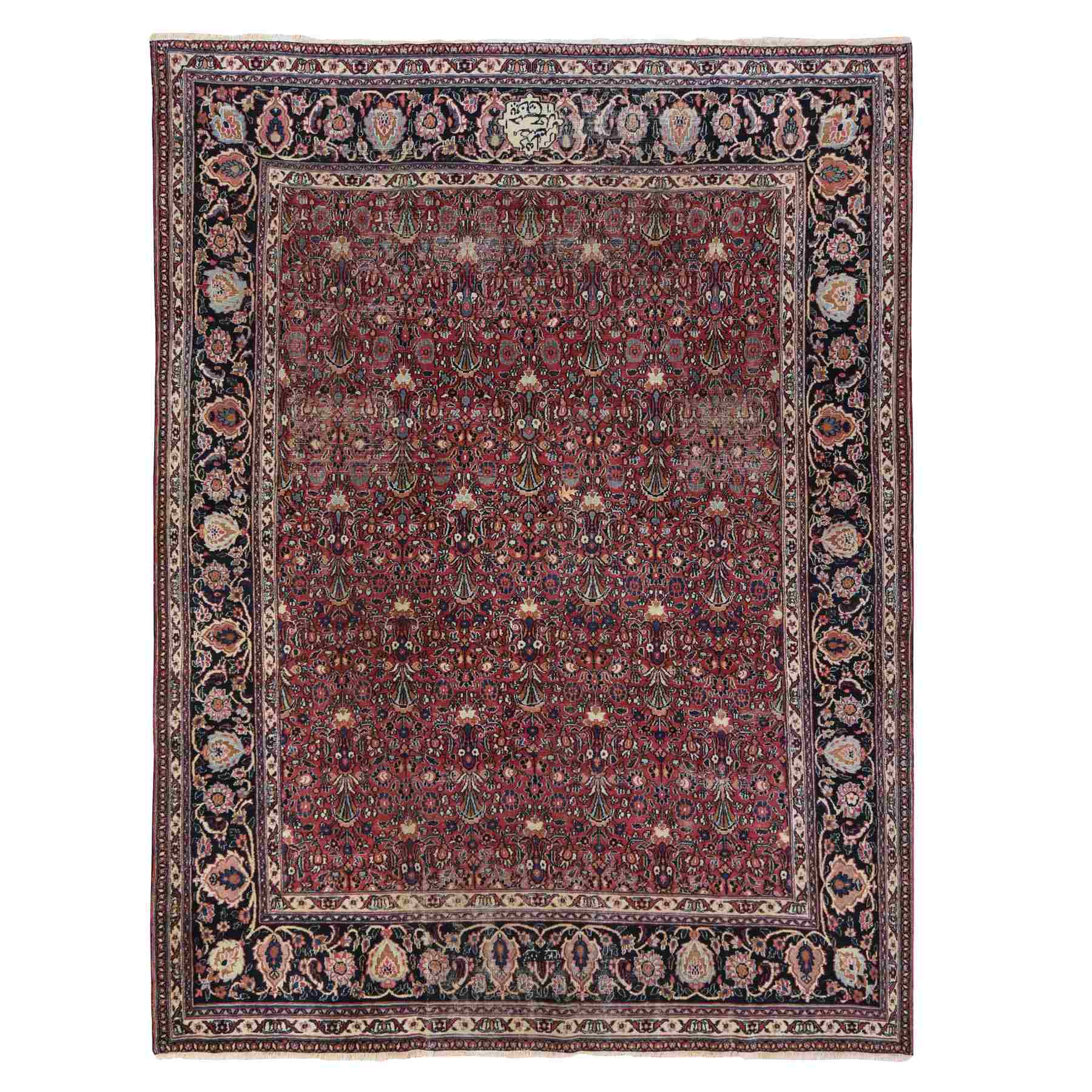 Antique-Hand-Knotted-Rug-125050