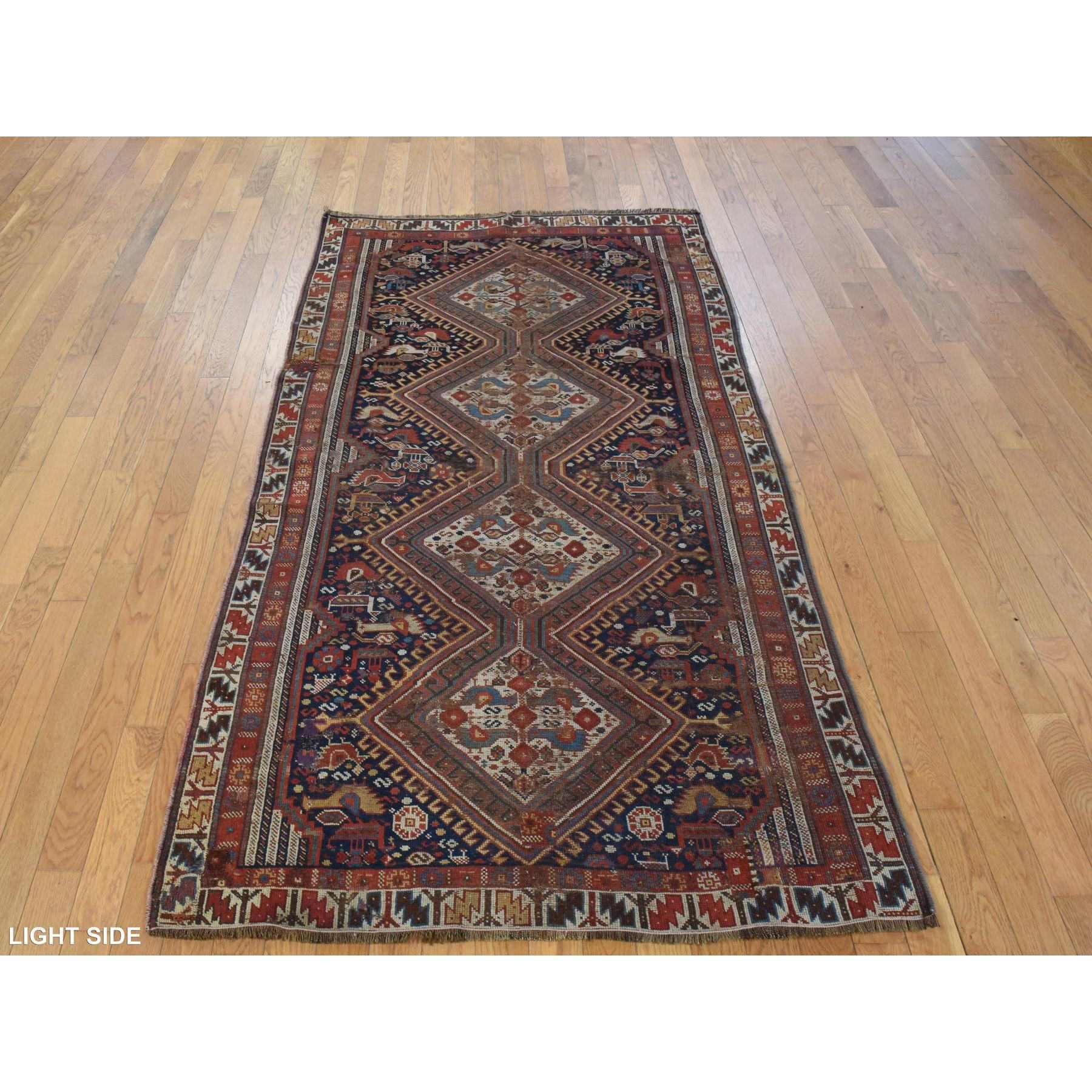 Antique-Hand-Knotted-Rug-125075
