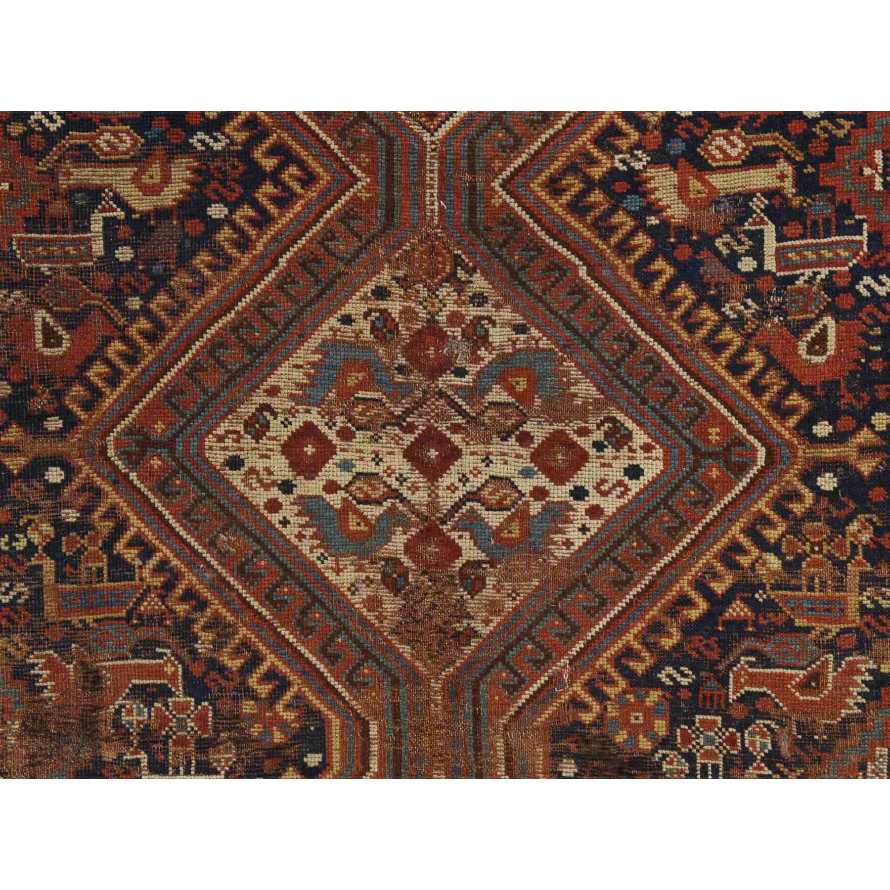 Antique-Hand-Knotted-Rug-125075