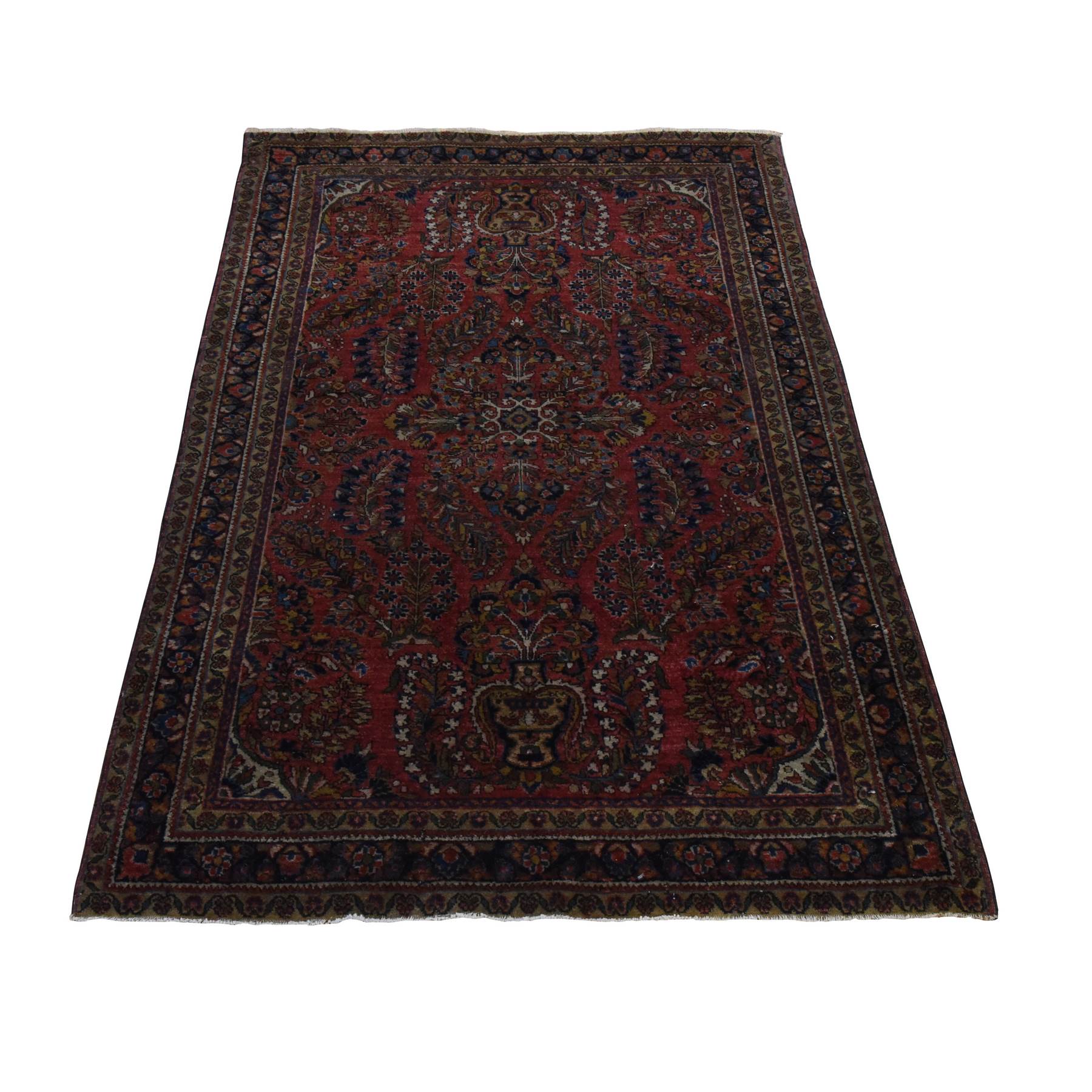 Antique-Hand-Knotted-Rug-125080