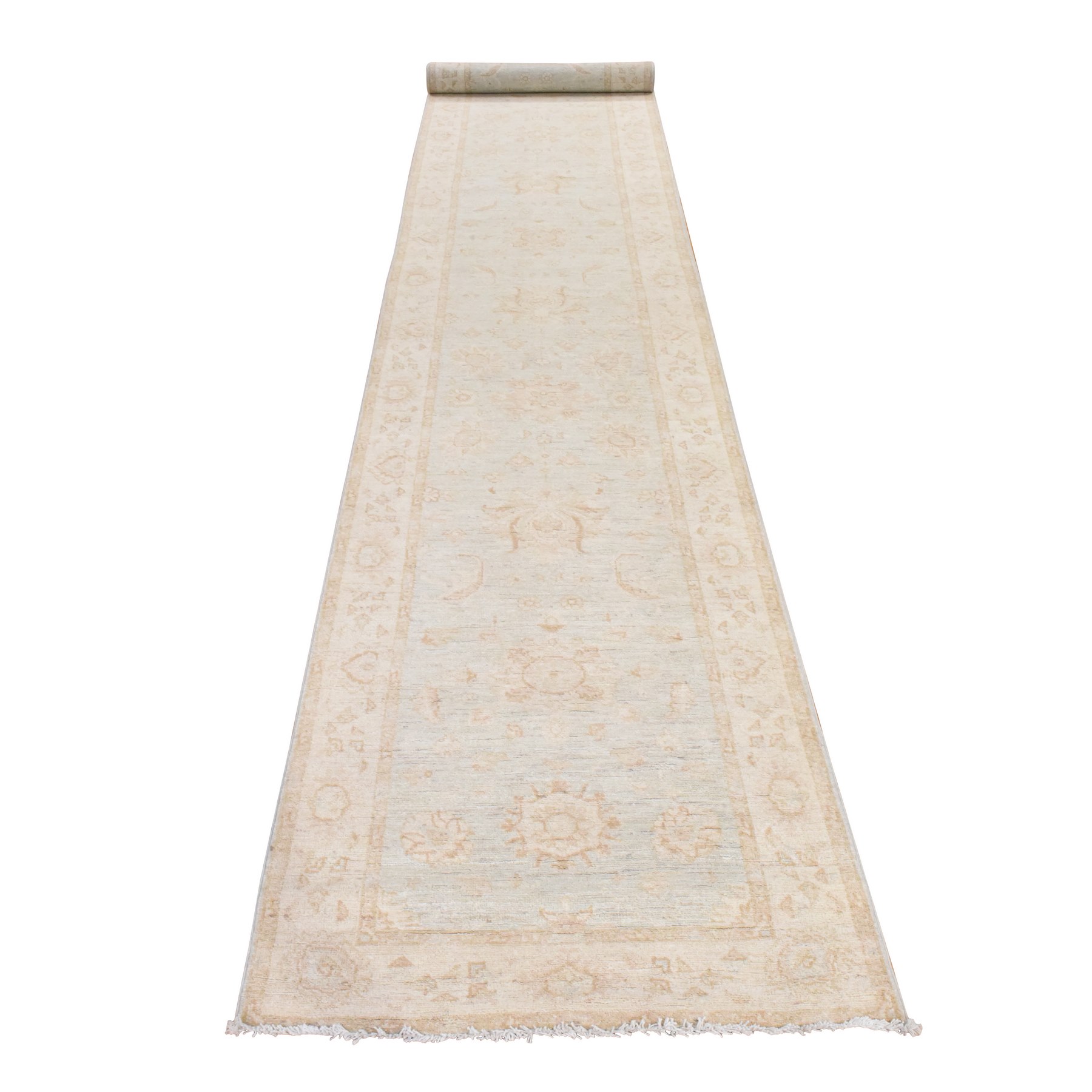Oushak-And-Peshawar-Hand-Knotted-Rug-125015