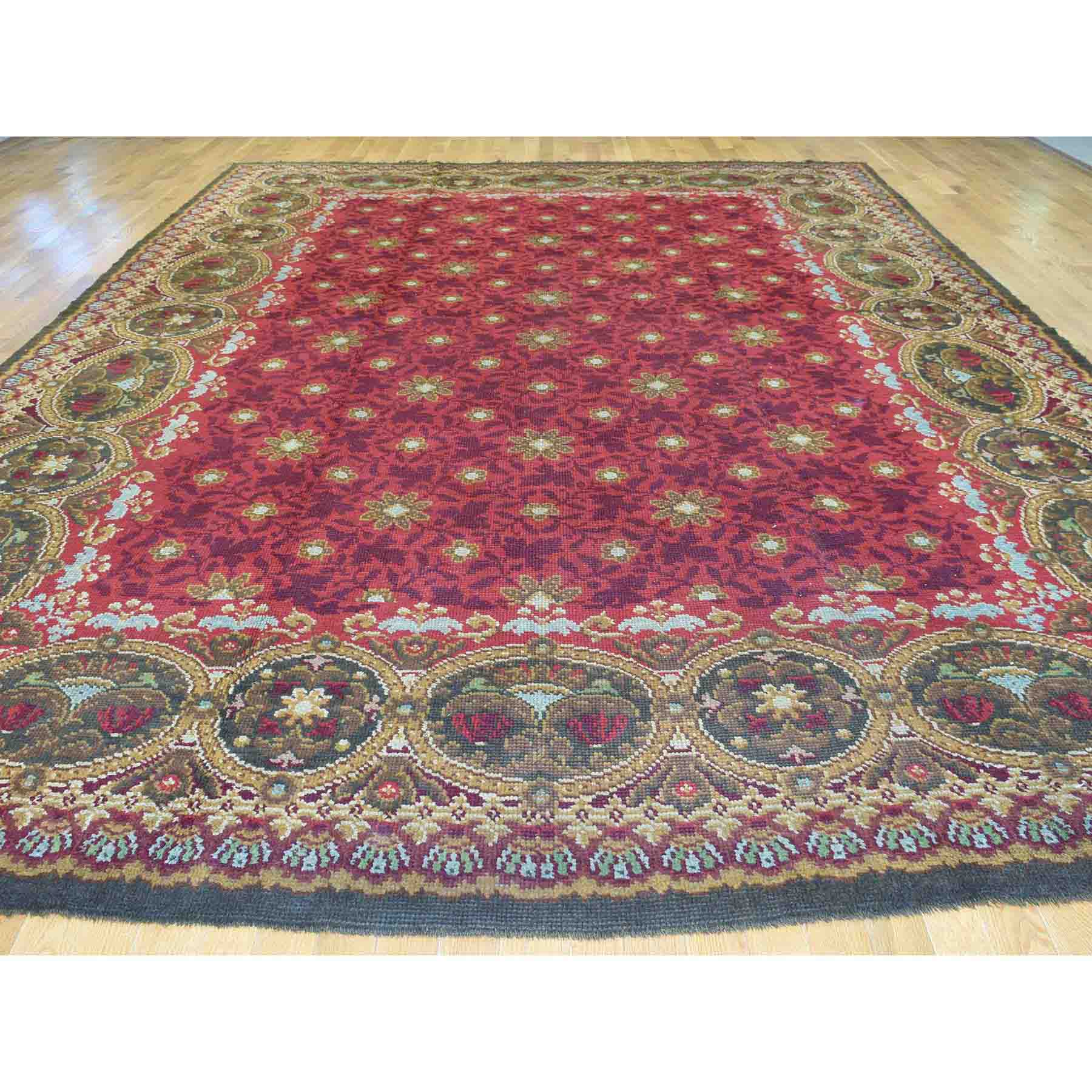 Antique-Hand-Knotted-Rug-160105