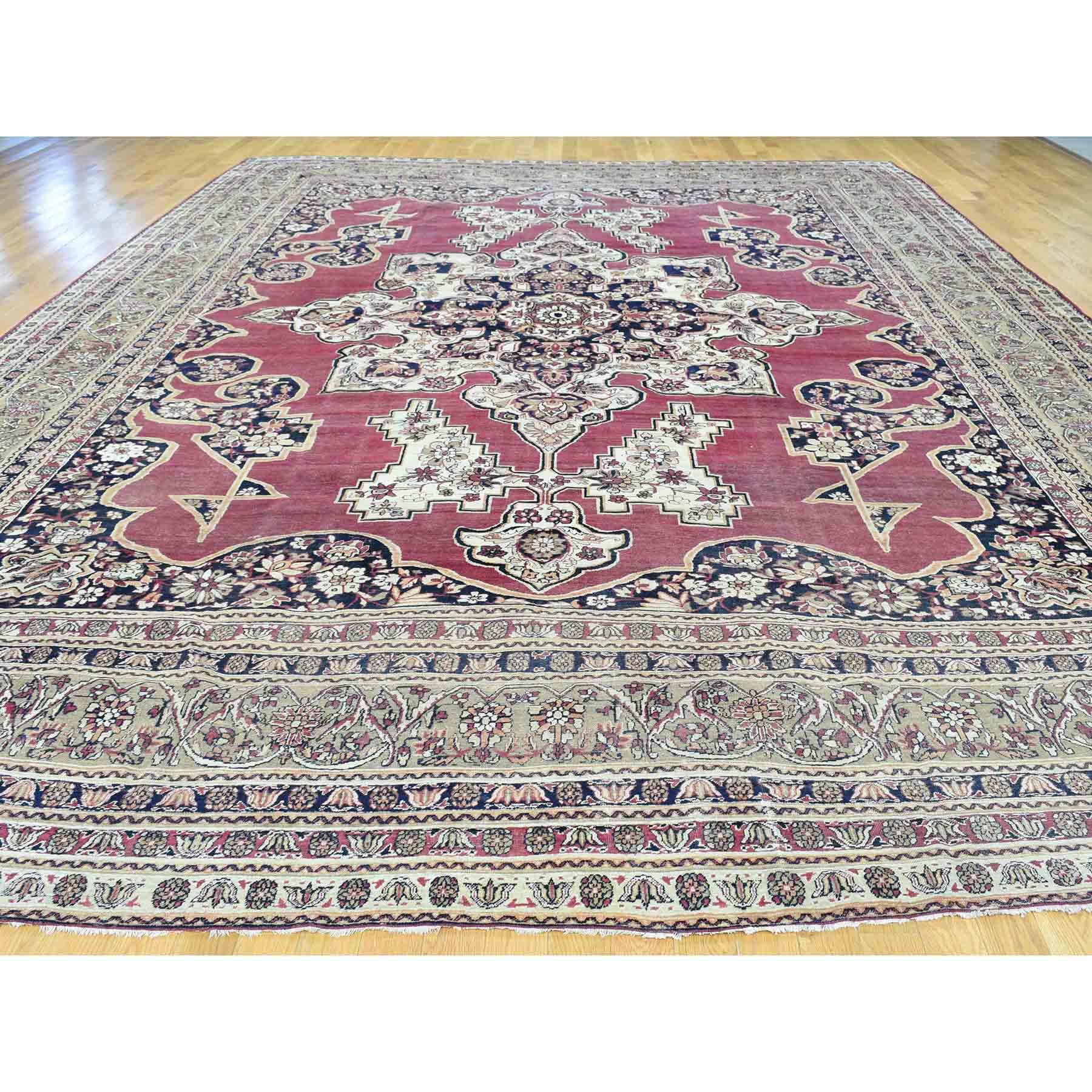 Antique-Hand-Knotted-Rug-160680