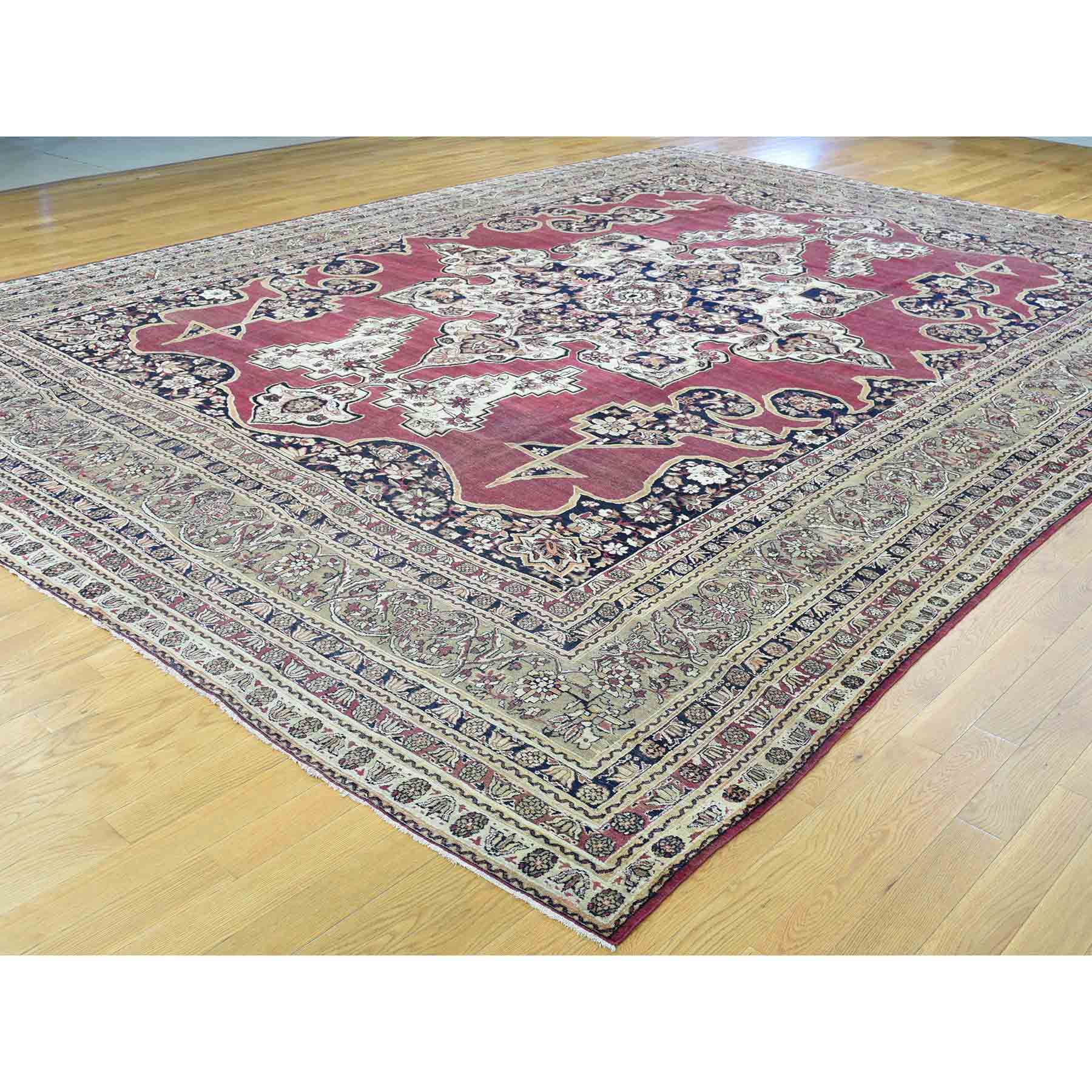 Antique-Hand-Knotted-Rug-160680