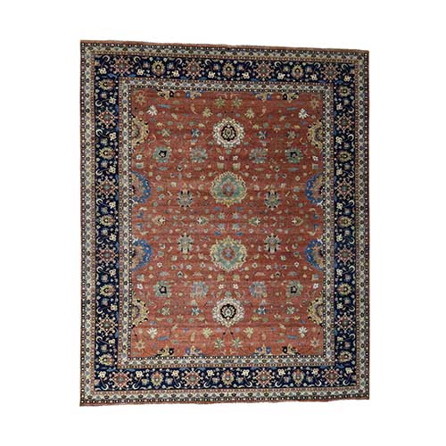 Hand-Knotted Antiqued Heriz Oversize All Over Design Rug Hand-Knotted Antiqued Heriz Oversize All Over Design Rug