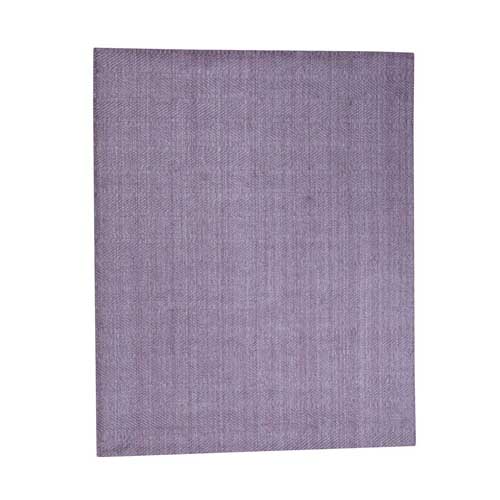Tone on Tone Purple Hand-Loomed Pure Wool Oriental 