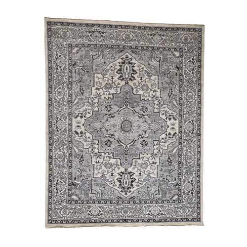 Heriz with Natural Colors Hand-Knotted Oriental Rug Heriz with Natural Colors Hand-Knotted Oriental Rug