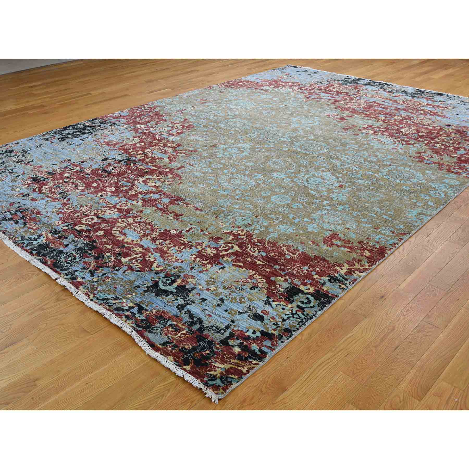 Transitional-Hand-Knotted-Rug-206510