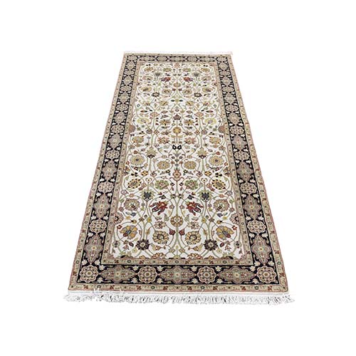  New Zealand Wool 300 Kpsi Hand-Knotted Tabriz Oriental 