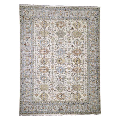 Karajeh Design Pure Wool Hand-Knotted Oriental 