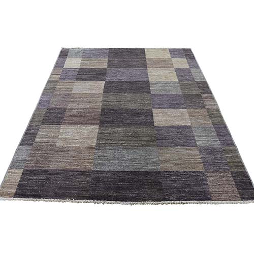Pure Wool Modern Gabbeh Hand Knotted Oriental 