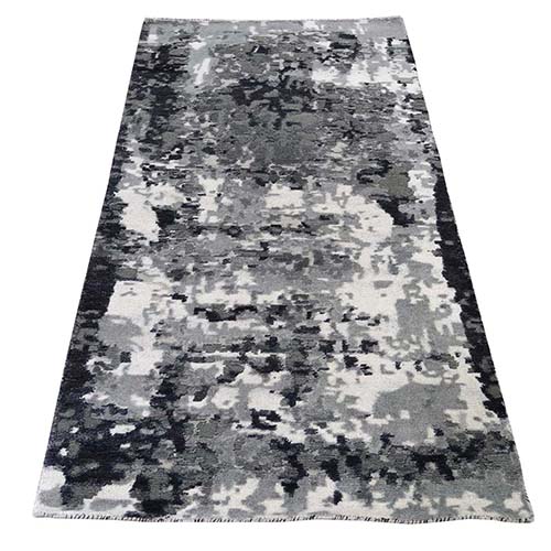 8x8 Kazak Natural Gray Afghan Natural dyes Hand knotted wool Square Ar –  Yildiz Rugs