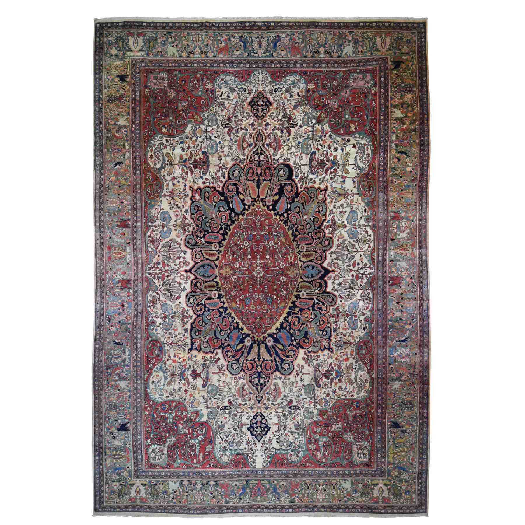 Antique-Hand-Knotted-Rug-243515