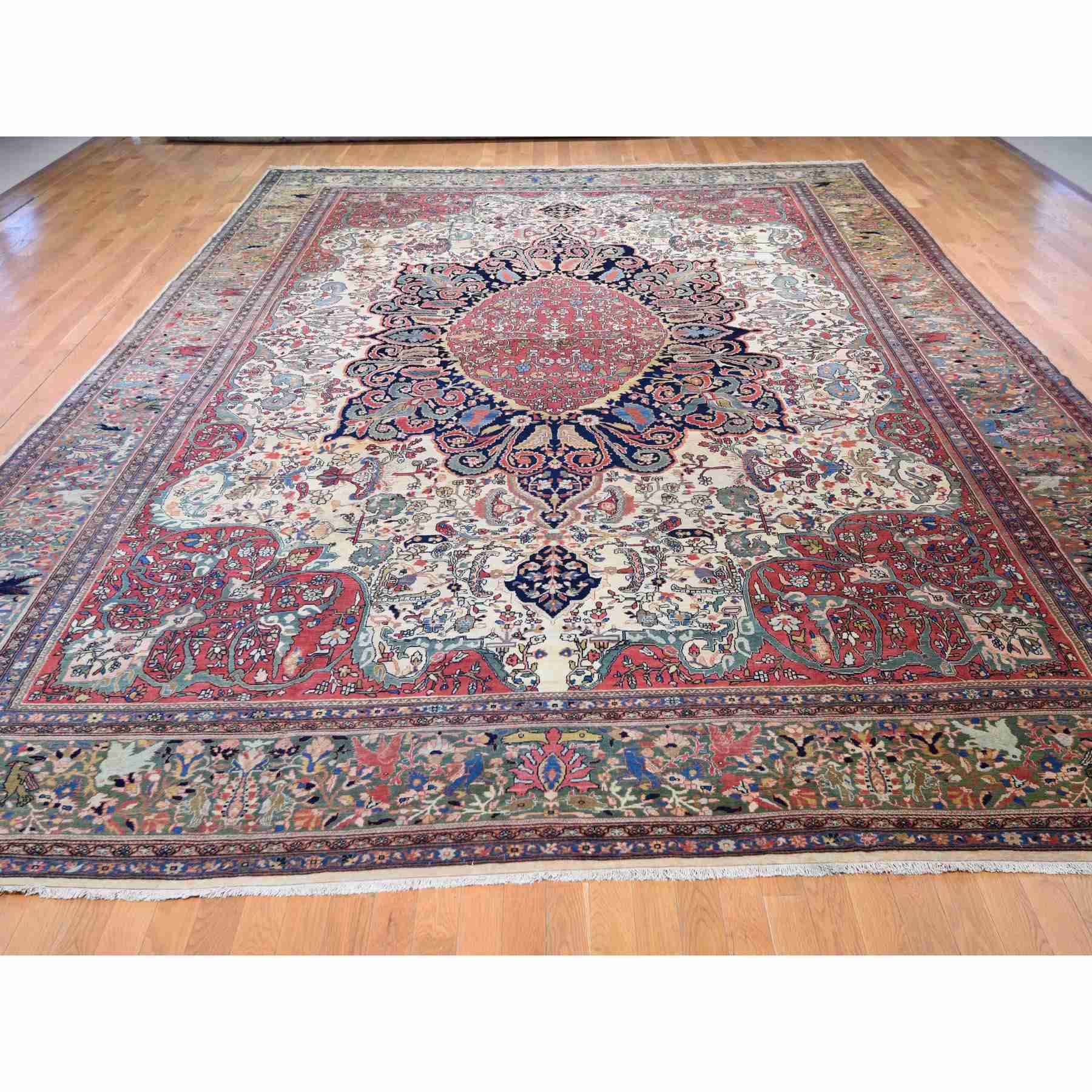 Antique-Hand-Knotted-Rug-243515