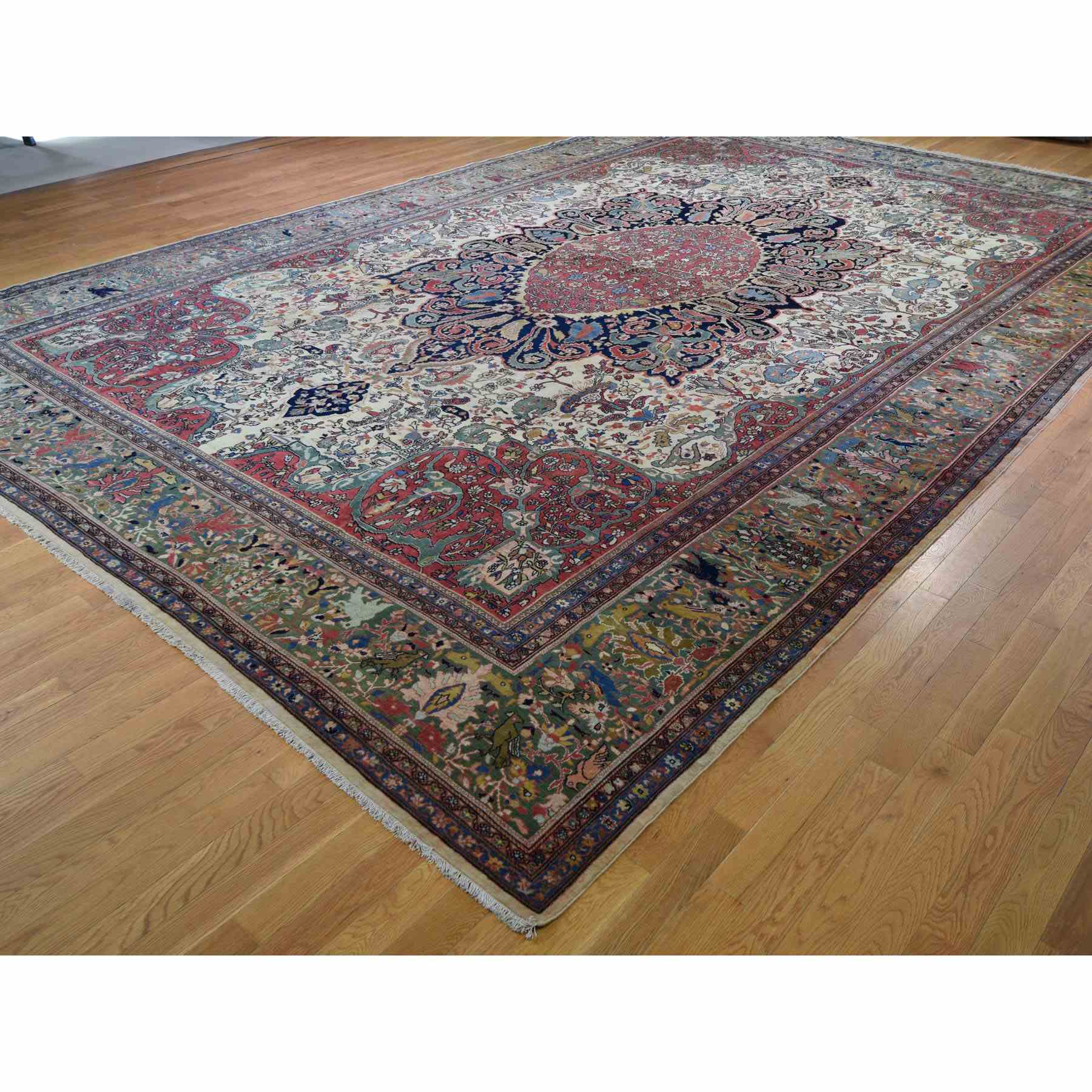Antique-Hand-Knotted-Rug-243515