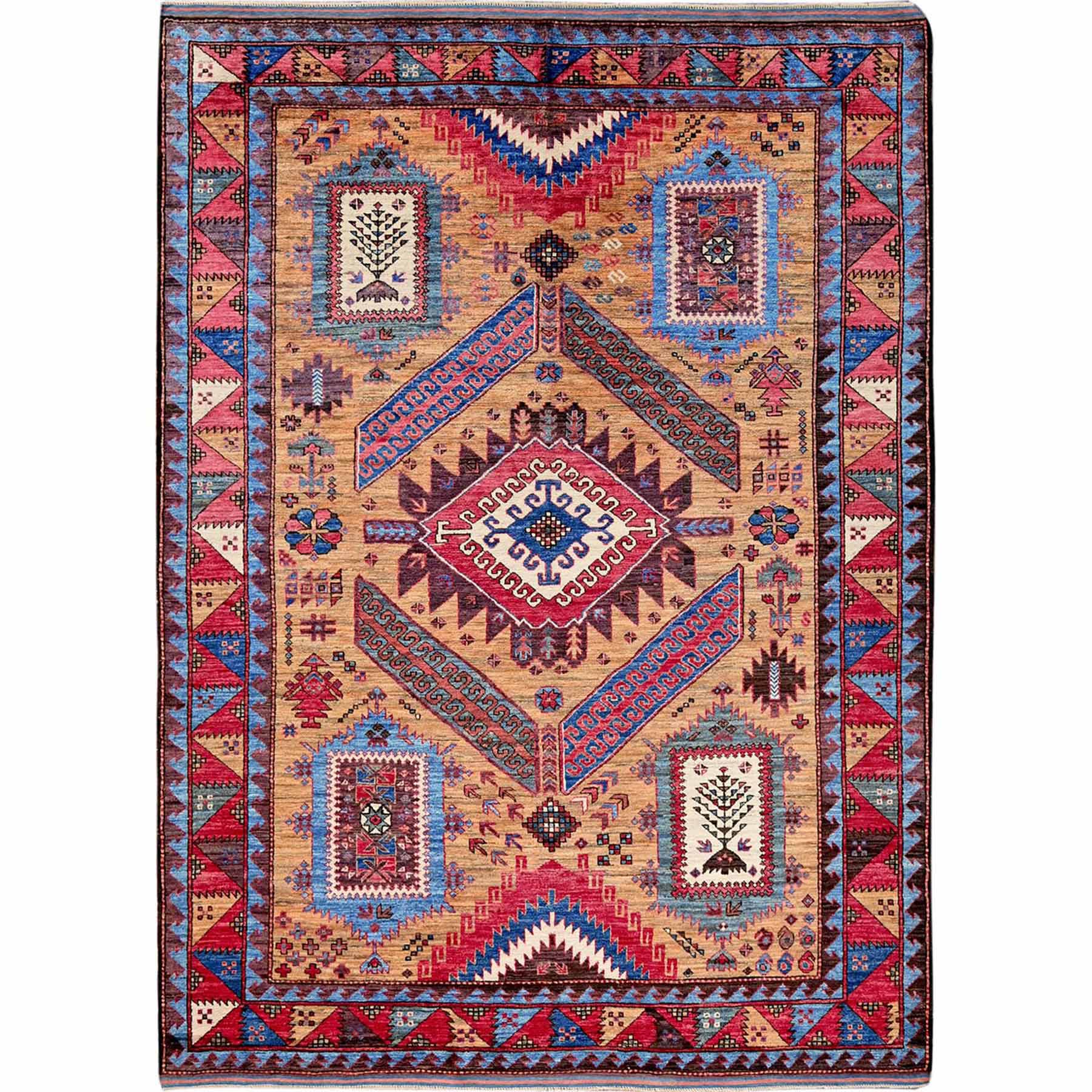 Kazak-Hand-Knotted-Rug-2810