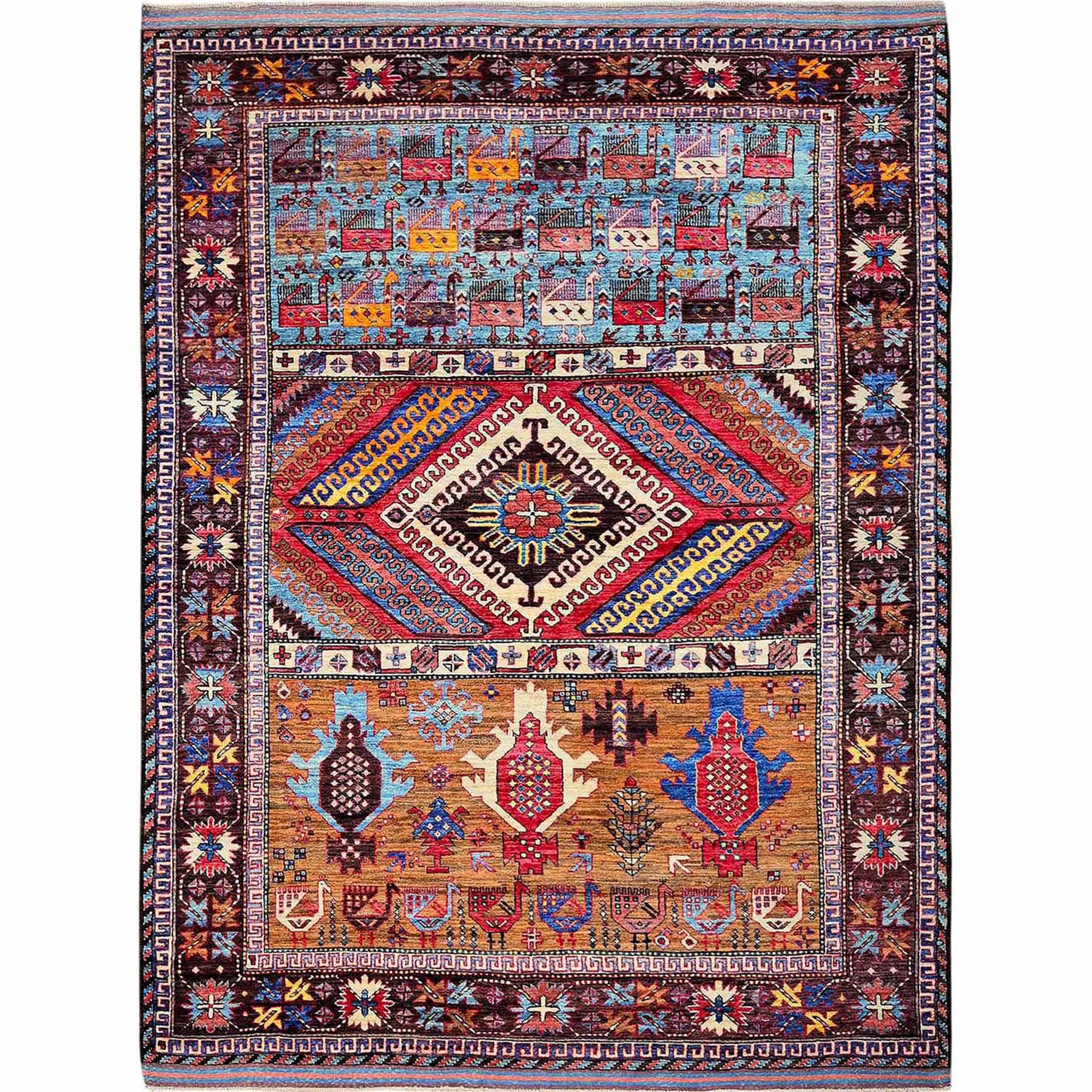 Kazak-Hand-Knotted-Rug-2910