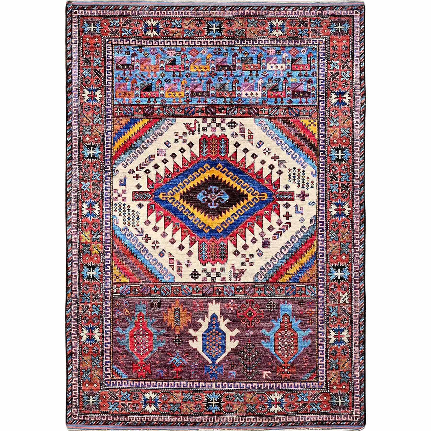 Kazak-Hand-Knotted-Rug-2945