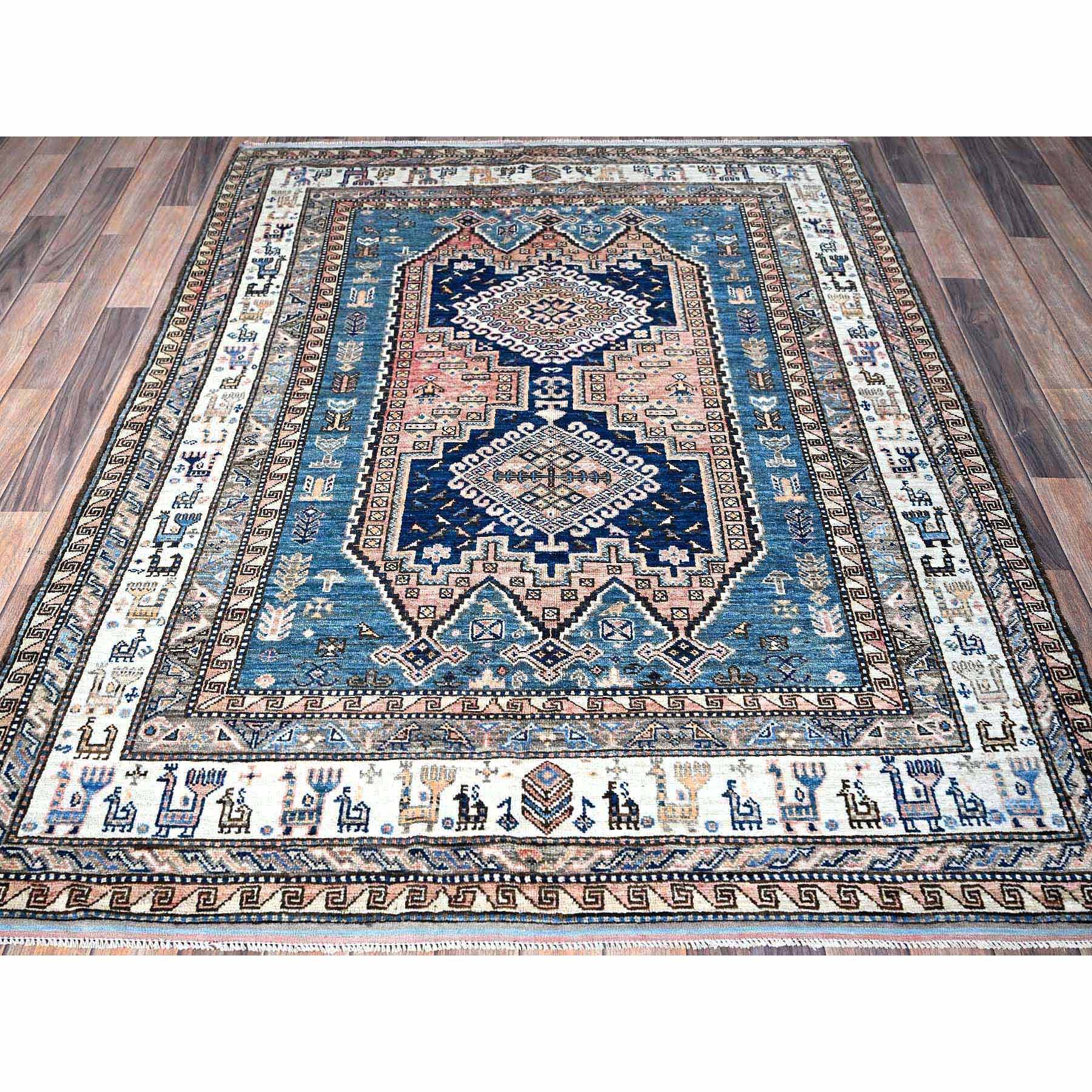 Kazak-Hand-Knotted-Rug-2985