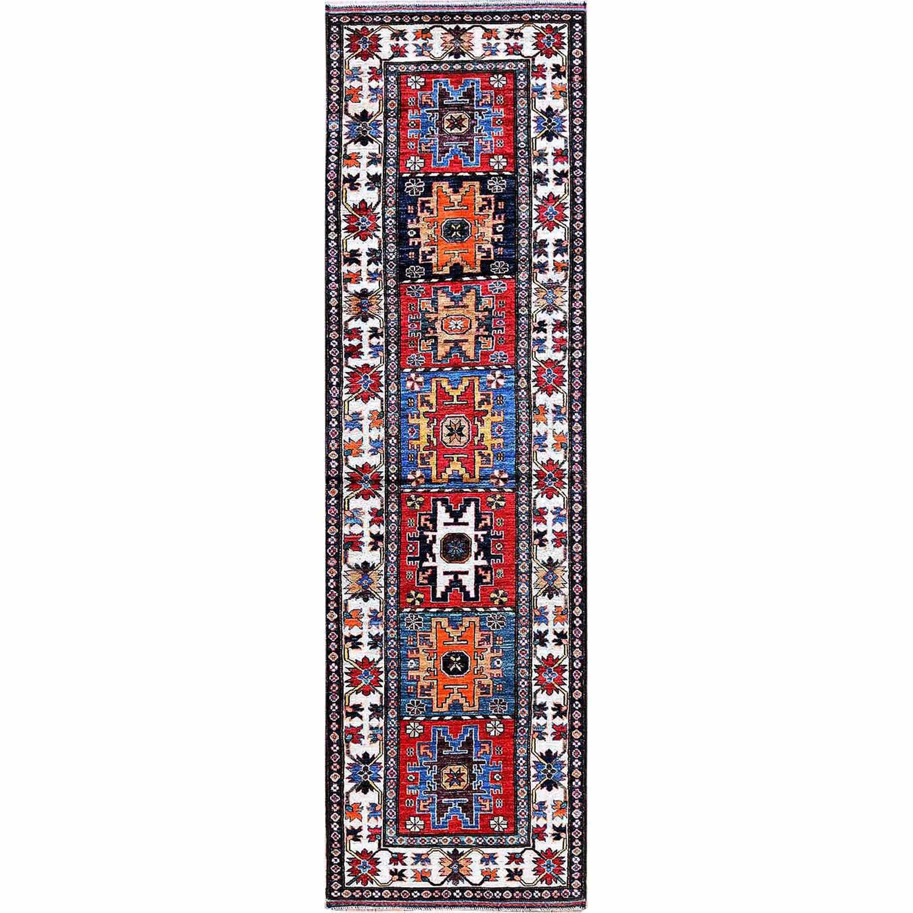 Kazak-Hand-Knotted-Rug-3075