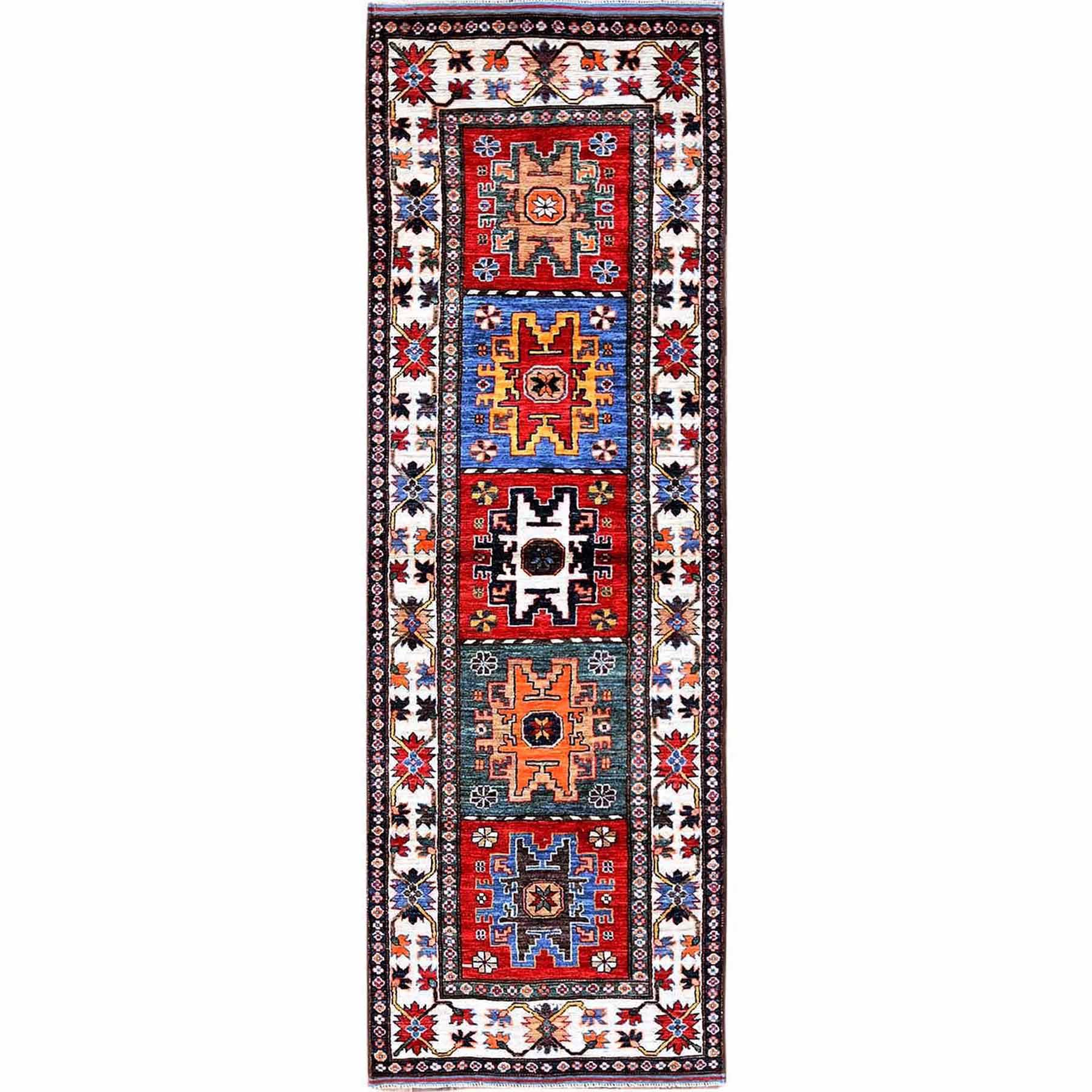 Kazak-Hand-Knotted-Rug-3080