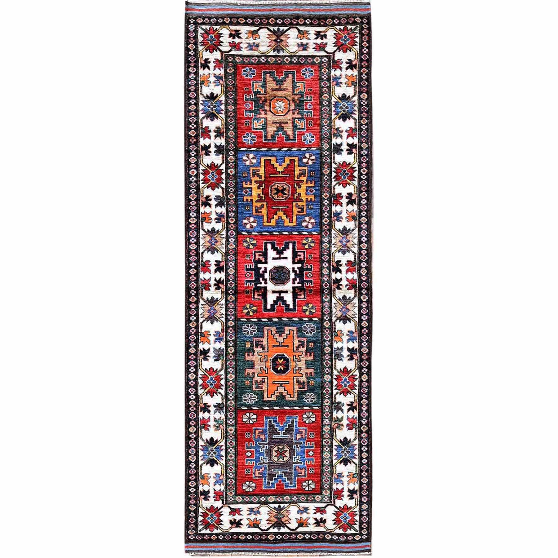 Kazak-Hand-Knotted-Rug-3085