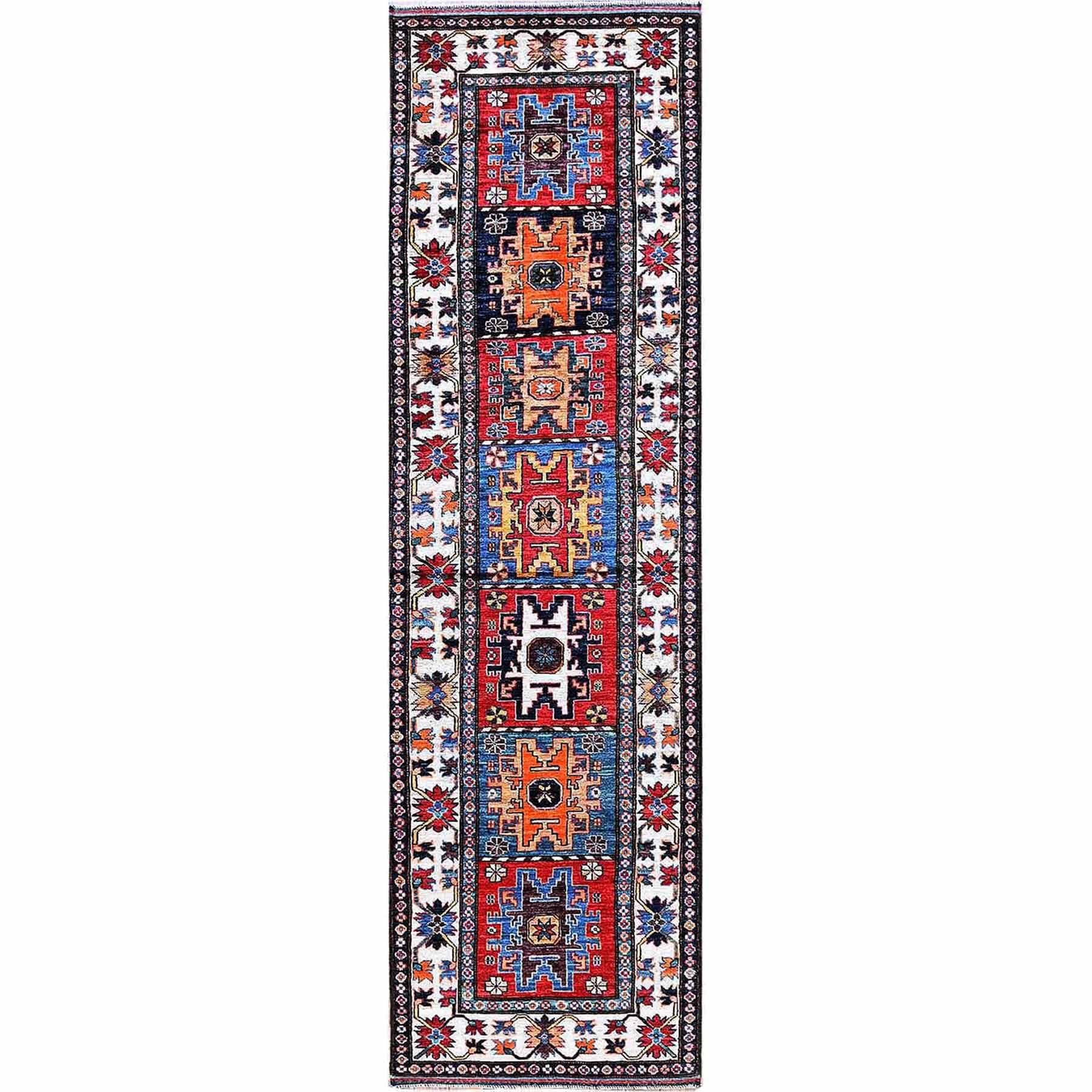 Kazak-Hand-Knotted-Rug-3090