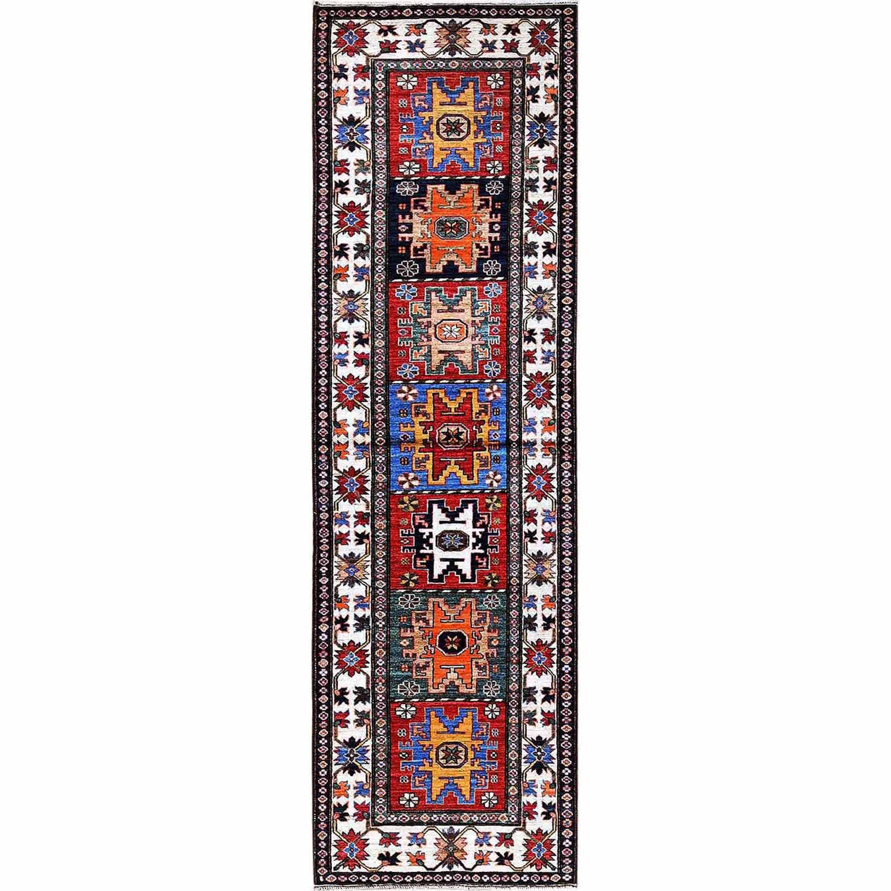 Kazak-Hand-Knotted-Rug-3100