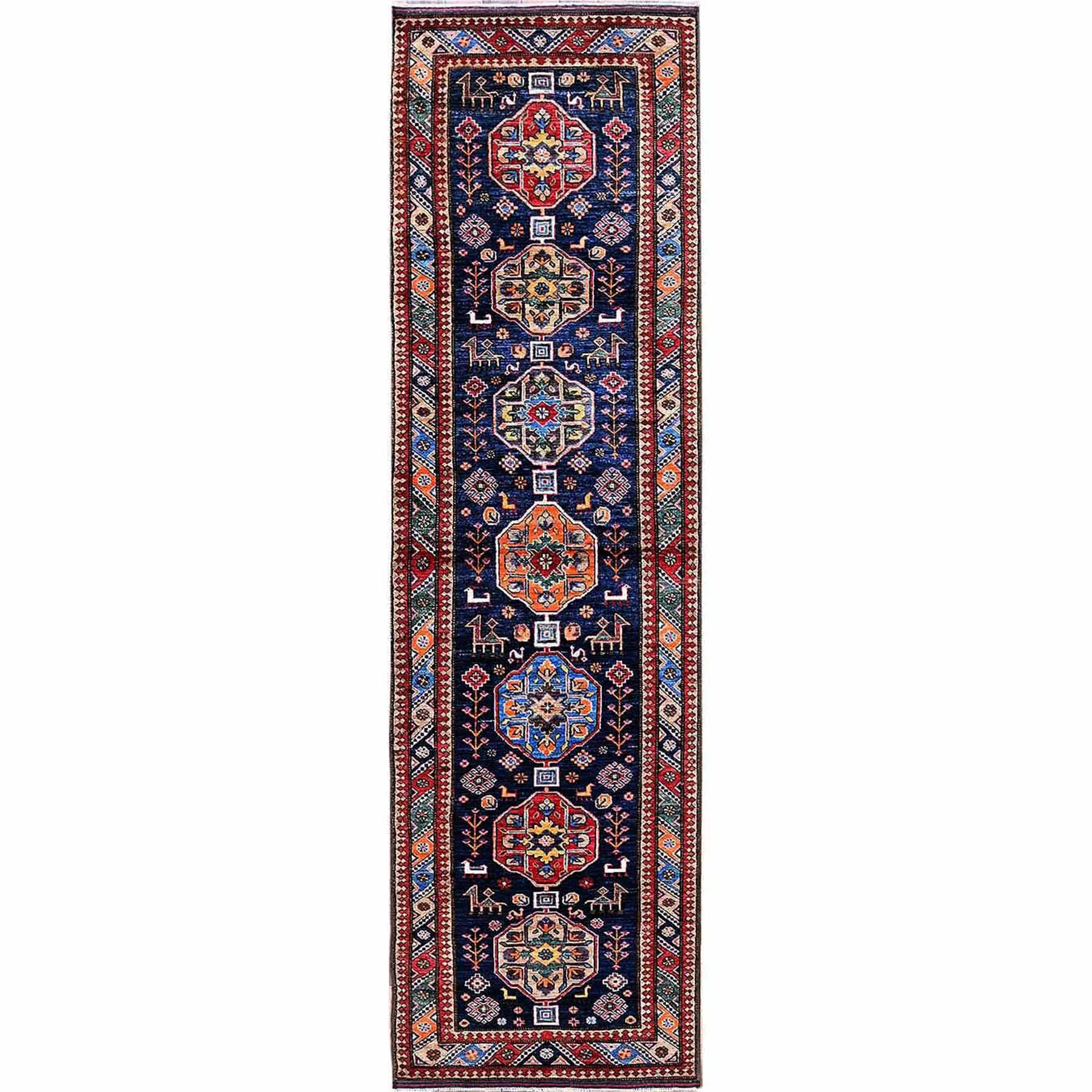 Kazak-Hand-Knotted-Rug-3115