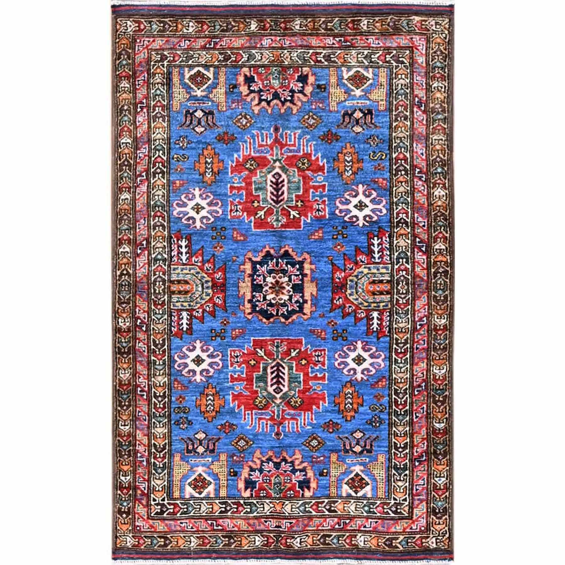 Kazak-Hand-Knotted-Rug-3140