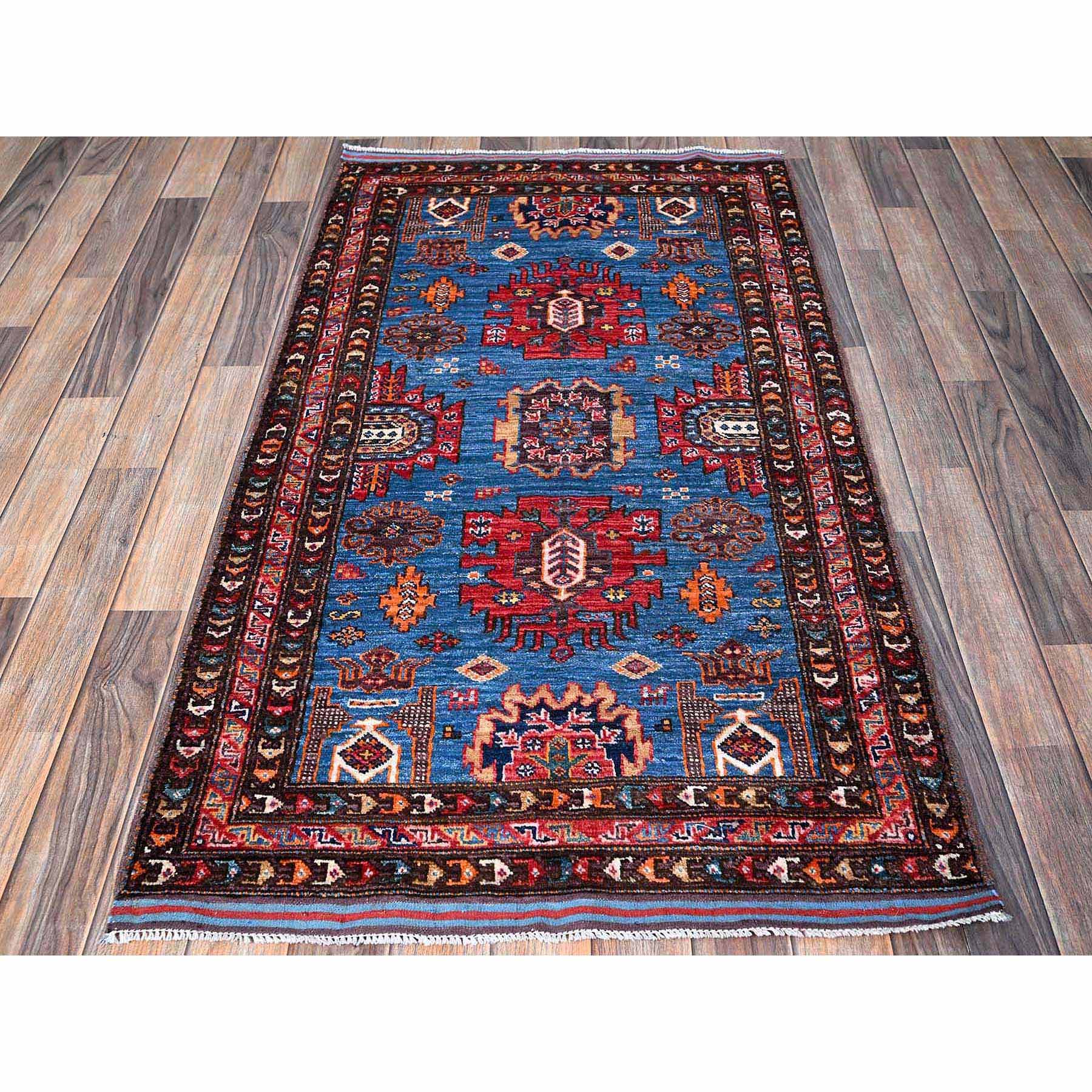 Kazak-Hand-Knotted-Rug-3145