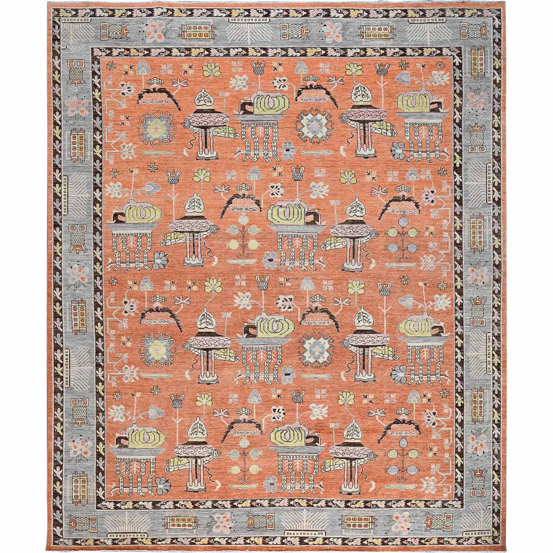Khotan-and-Samarkand-Hand-Knotted-Rug-4550